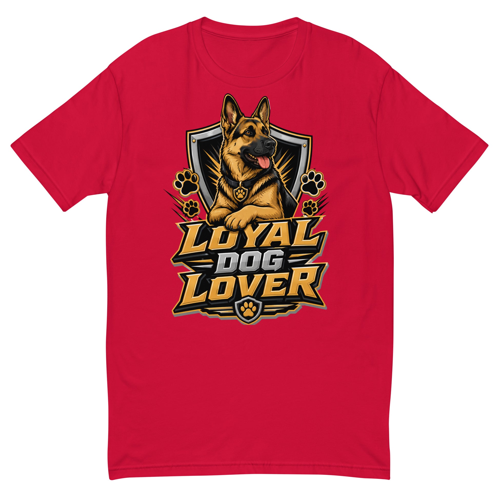 Elite Loyal Dog Lover - Premium Luxury German Shepherd Short Sleeve T-Shirt by printfluence.net