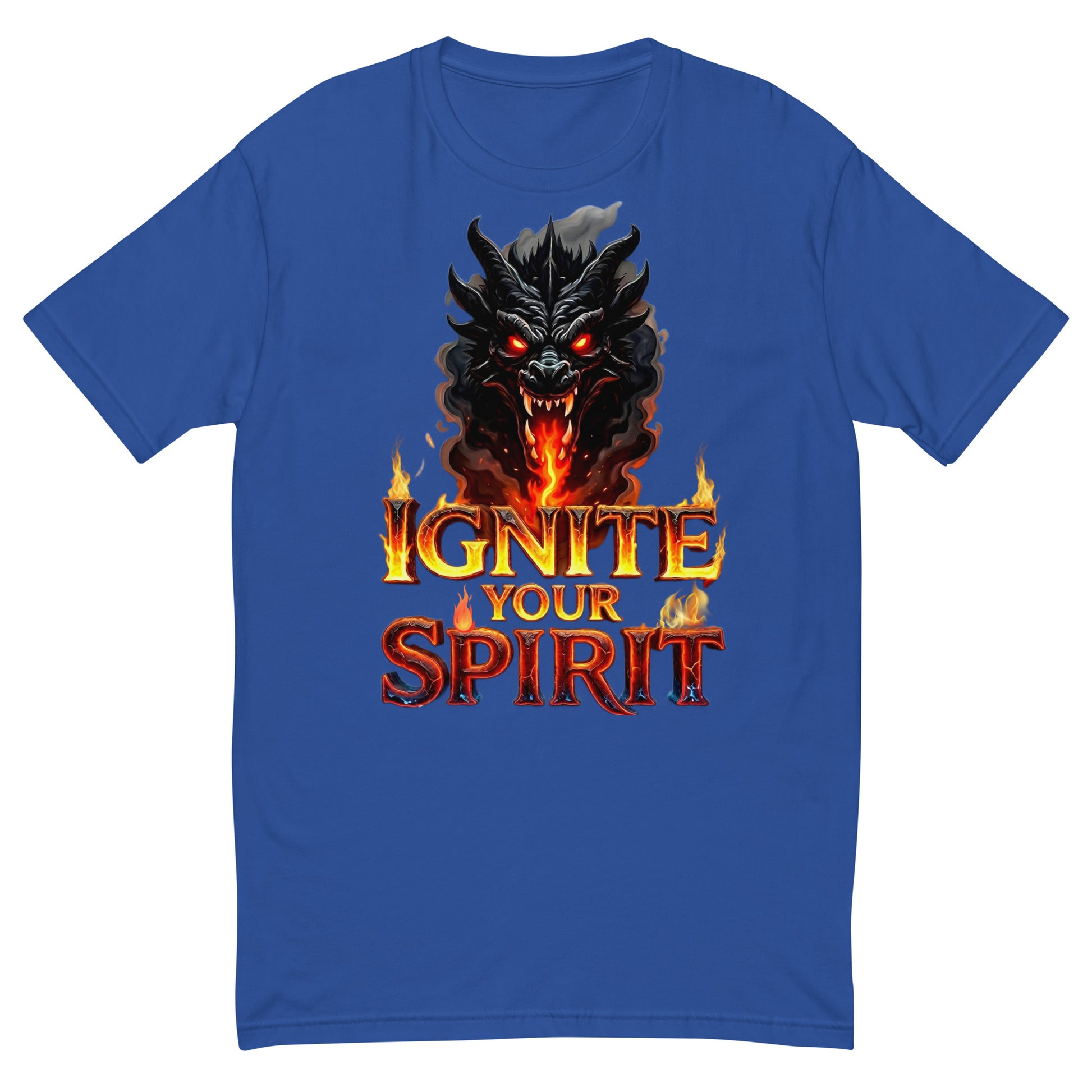 Short Sleeve T-shirt - Ignite Elite Dragon Spirit T-Shirt – Opulent Visionary Fire by printfluence.net