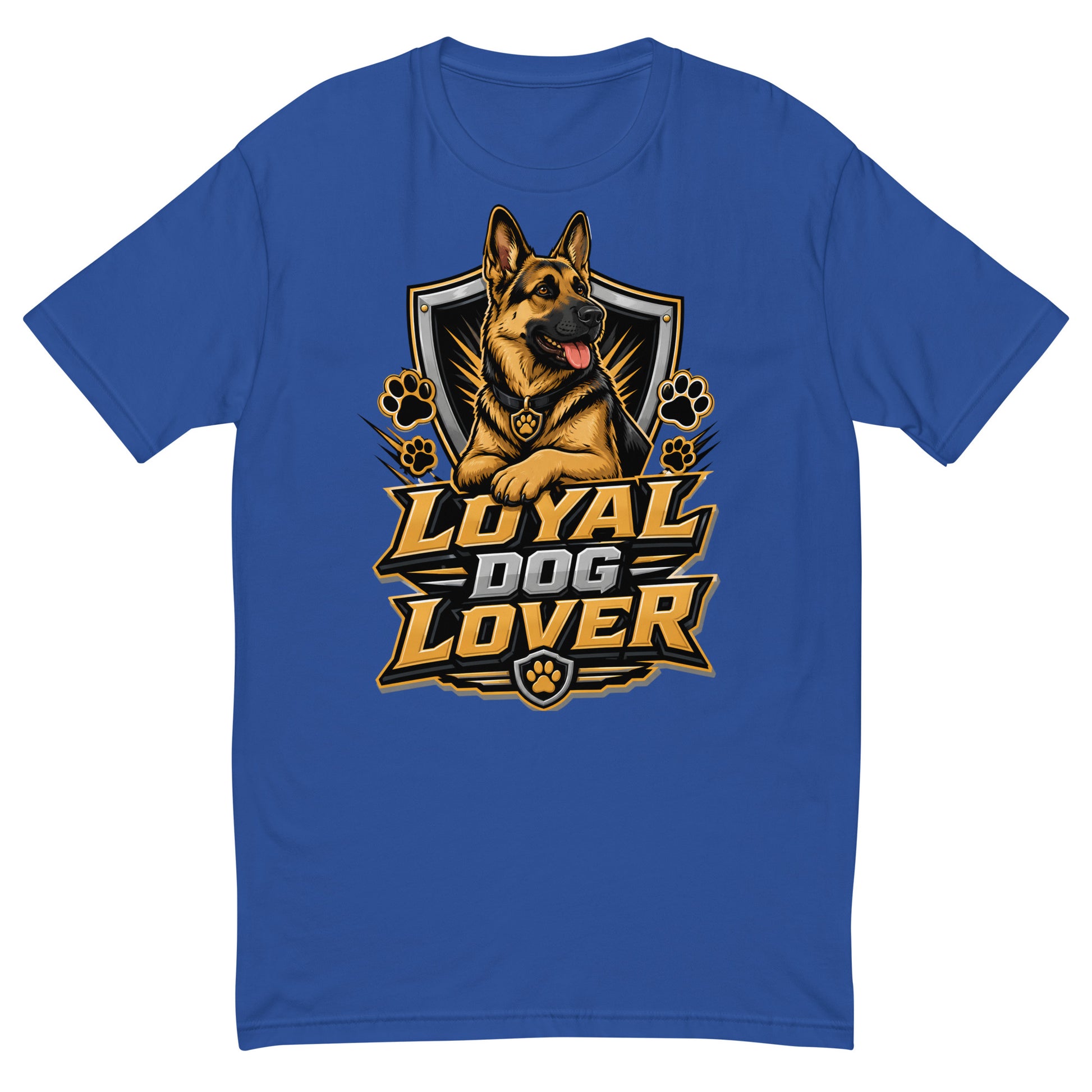 Elite Loyal Dog Lover - Premium Luxury German Shepherd Short Sleeve T-Shirt by printfluence.net
