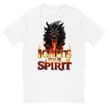 Short Sleeve T-shirt - Ignite Elite Dragon Spirit T-Shirt – Opulent Visionary Fire by printfluence.net