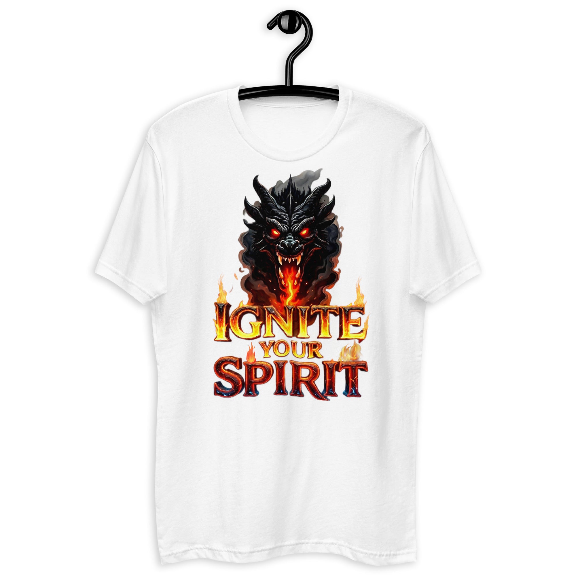 Short Sleeve T-shirt - Ignite Elite Dragon Spirit T-Shirt – Opulent Visionary Fire by printfluence.net