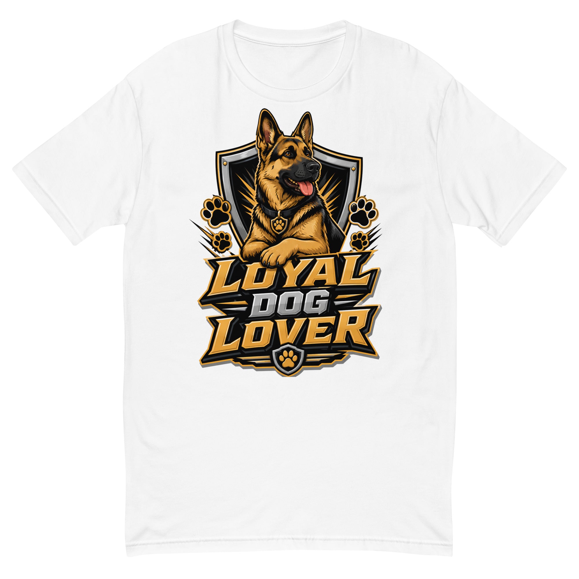 Elite Loyal Dog Lover - Premium Luxury German Shepherd Short Sleeve T-Shirt by printfluence.net