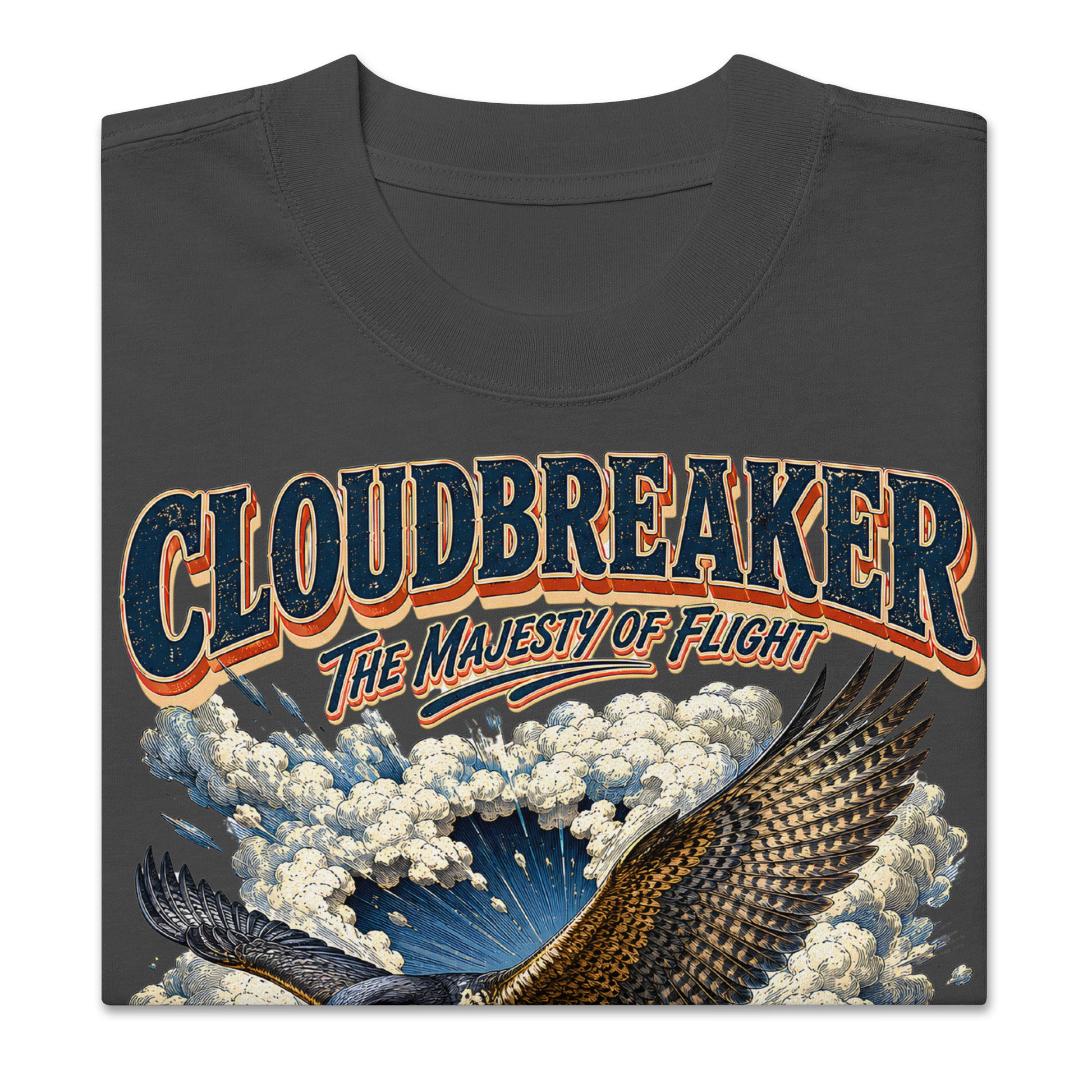 Falcon Lovers Cloudbreaker Vintage Oversized Faded Tee T-8 by printfluence.net