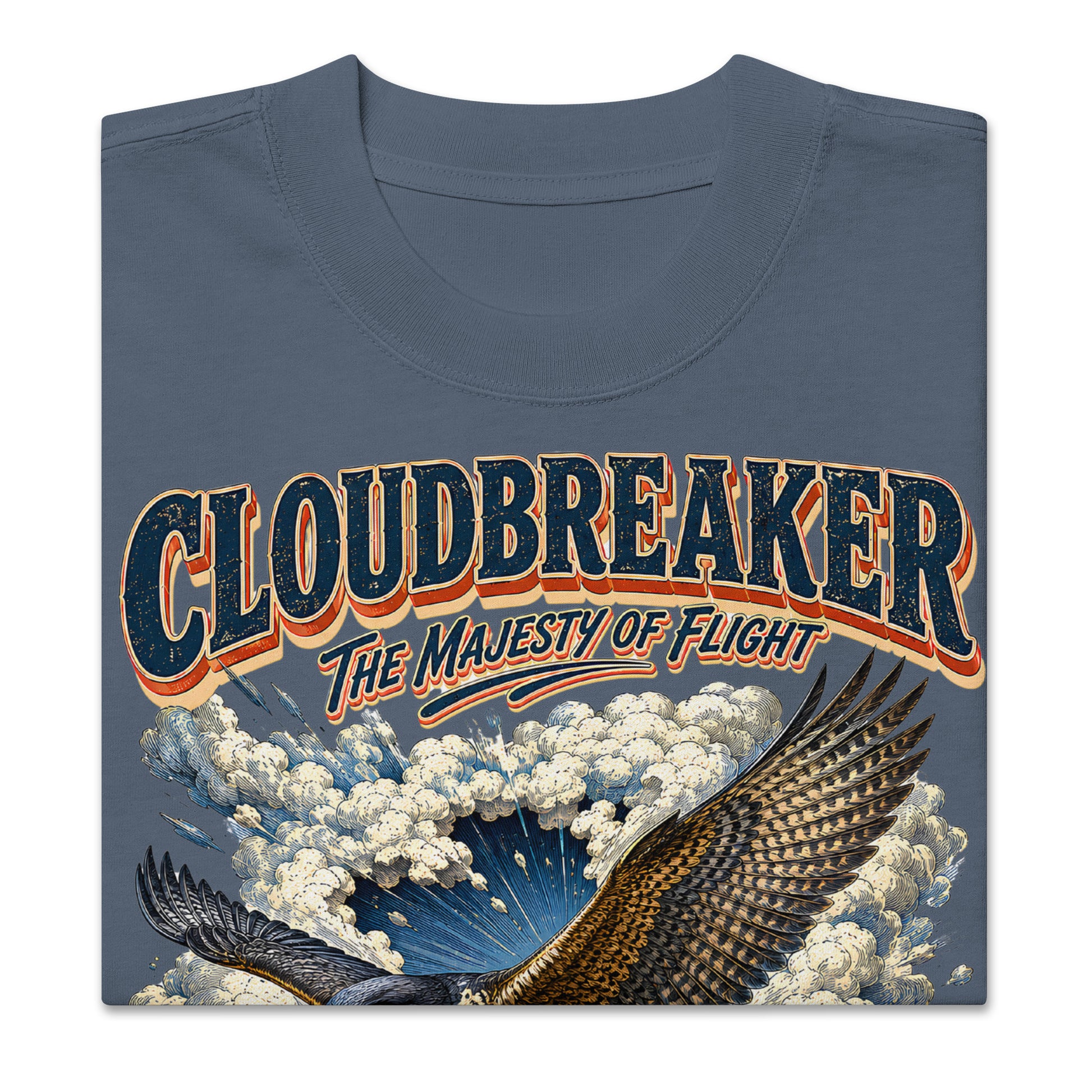 Falcon Lovers Cloudbreaker Vintage Oversized Faded Tee T-8 by printfluence.net