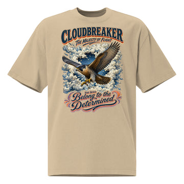 Falcon Lovers Cloudbreaker Vintage Oversized Faded Tee T-8 by printfluence.net
