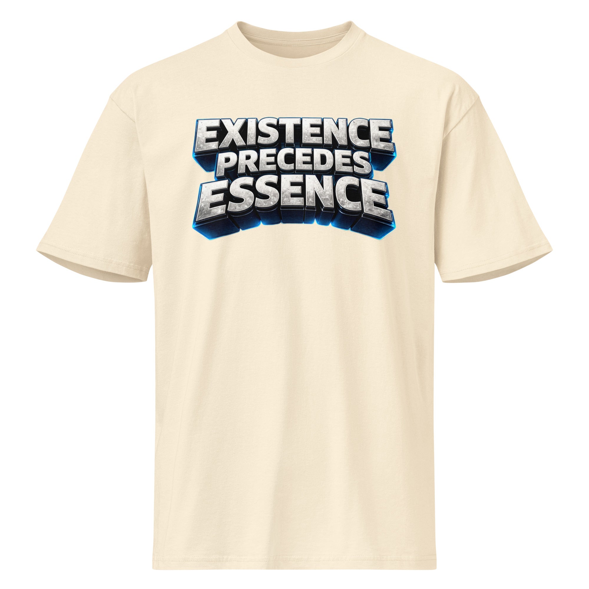 Cotton Heritage MC1082 I Men's Premium Short Sleeve Tee - Existence Precedes Essence Tee – Men's Premium Short Sleeve by printfluence.net