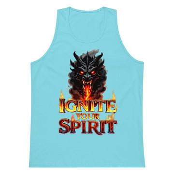Men’s premium tank top - Ignite Elite Dragon Tank – Opulent Men's Premium Fire by printfluence.net