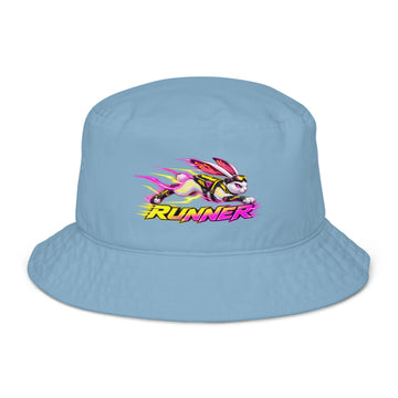 Cyberpunk Animals Lovers | Organic Bucket Hat — RUNNER by printfluence