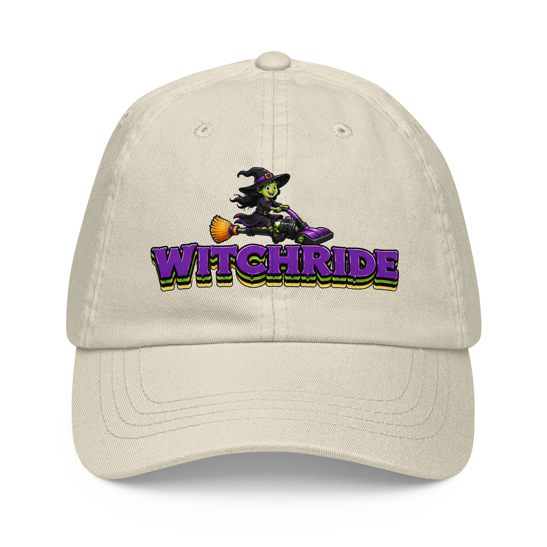 Witchride Cute Witch Horror Mystery Pastel Baseball Hat by printfluence.net