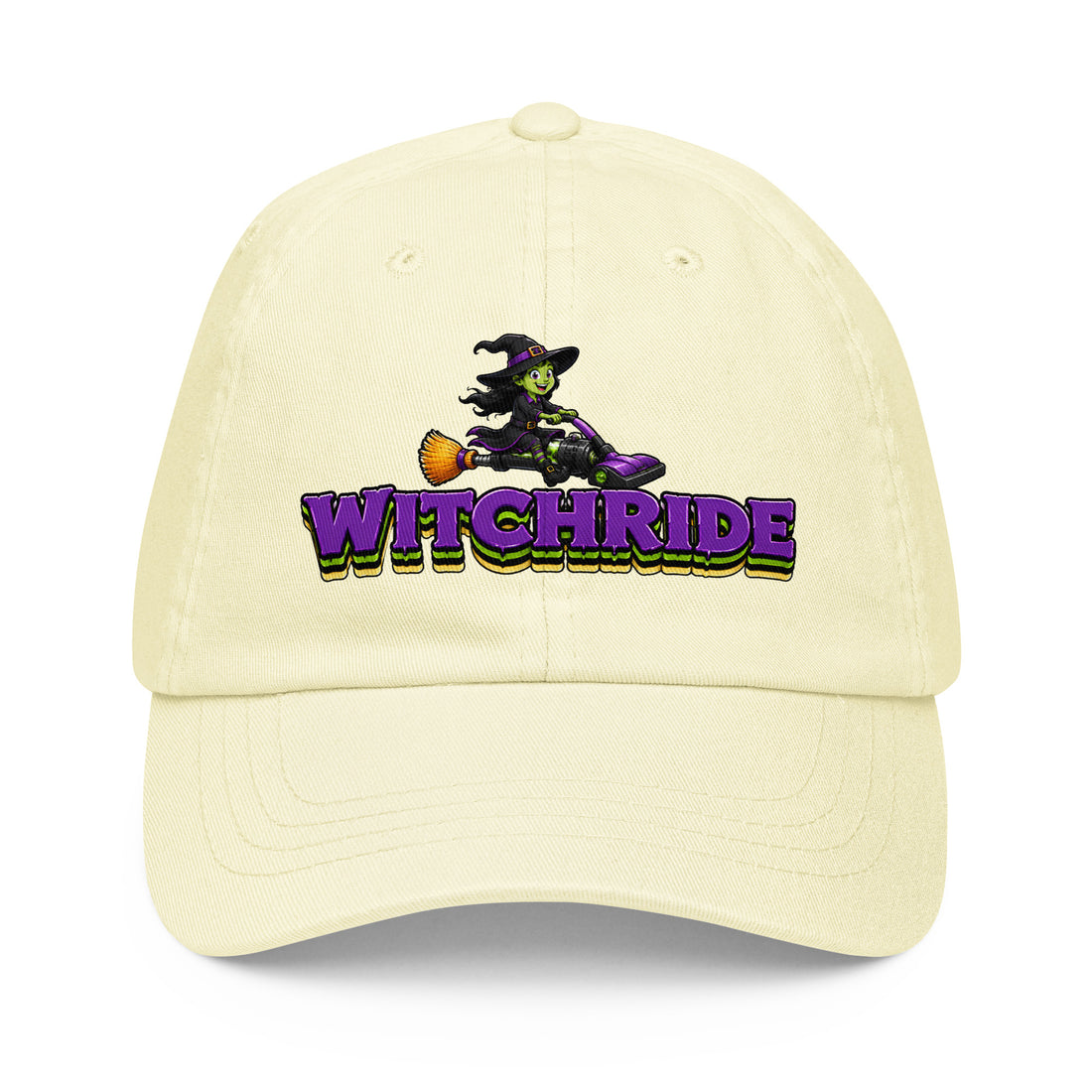Witchride Cute Witch Horror Mystery Pastel Baseball Hat by printfluence.net