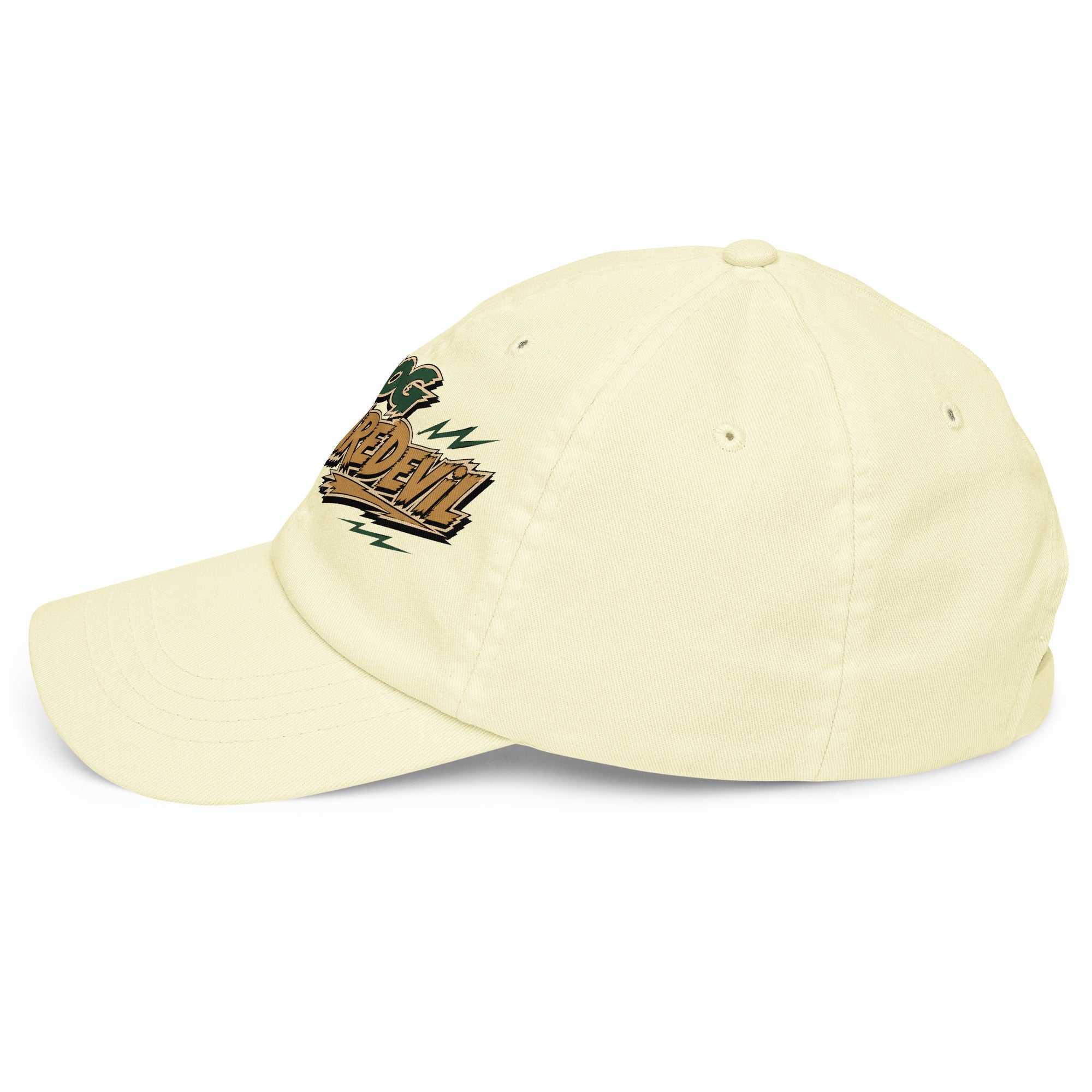 English Bulldog Dog Daredevil Pastel Baseball Hat - Trendy Dog Lover Graphic Cap by printfluence.net