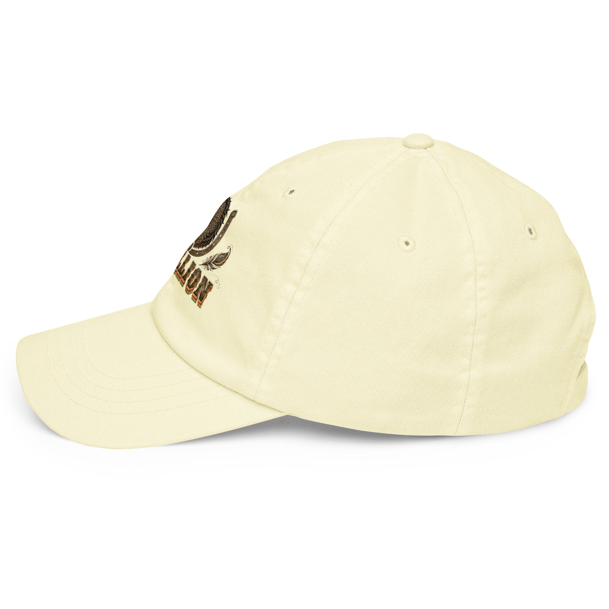Horse Lovers Pastel Baseball Hat Stallion – Ornate Horseshoe & Majestic Equine Embroidered Cap by printfluence.net