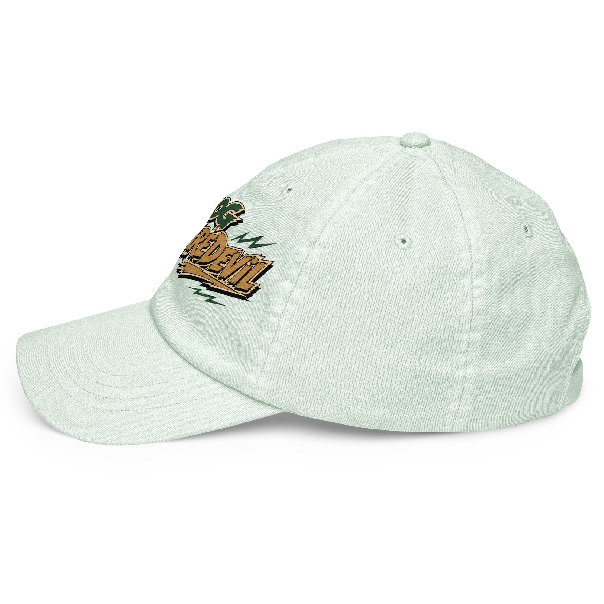 English Bulldog Dog Daredevil Pastel Baseball Hat - Trendy Dog Lover Graphic Cap by printfluence.net