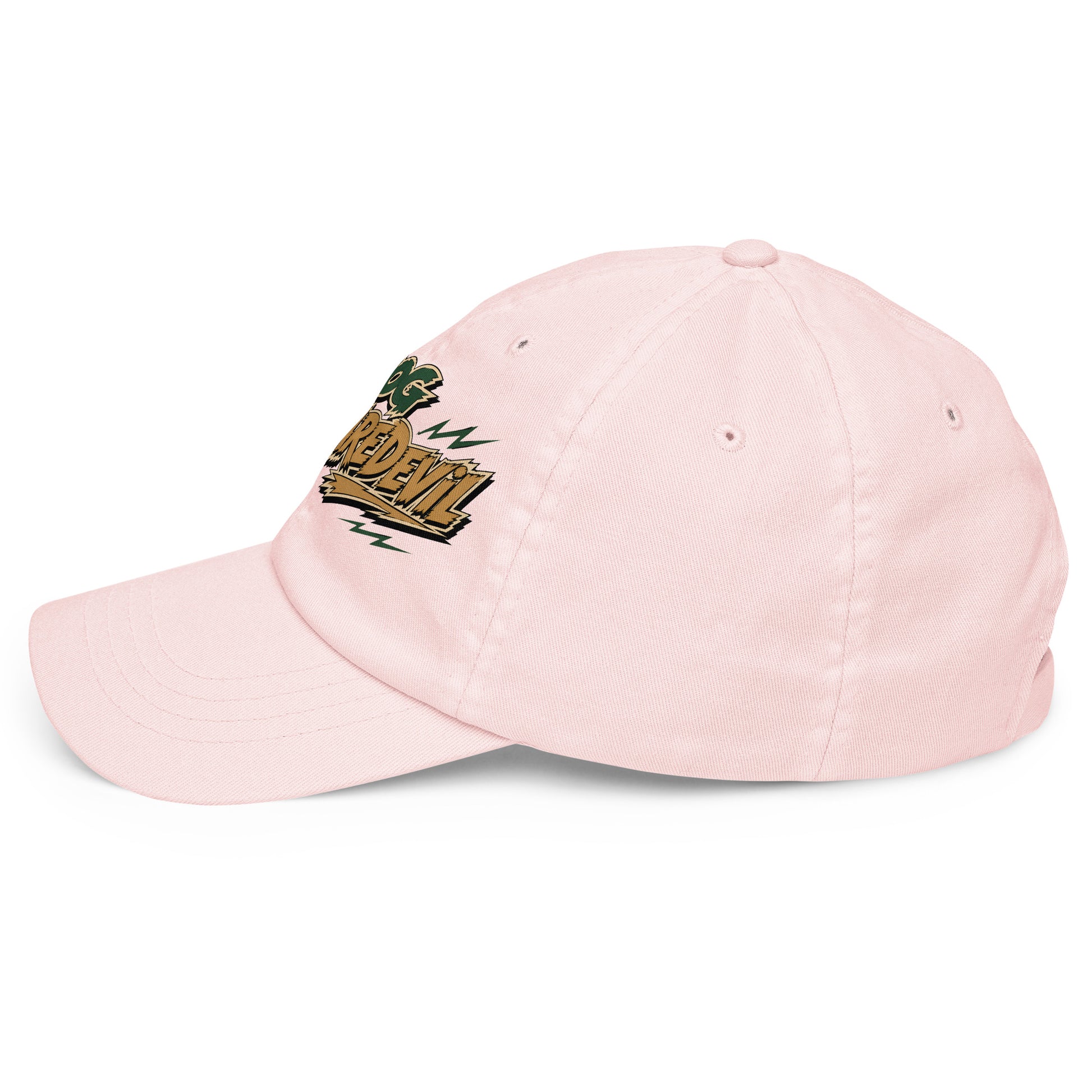 English Bulldog Dog Daredevil Pastel Baseball Hat - Trendy Dog Lover Graphic Cap by printfluence.net