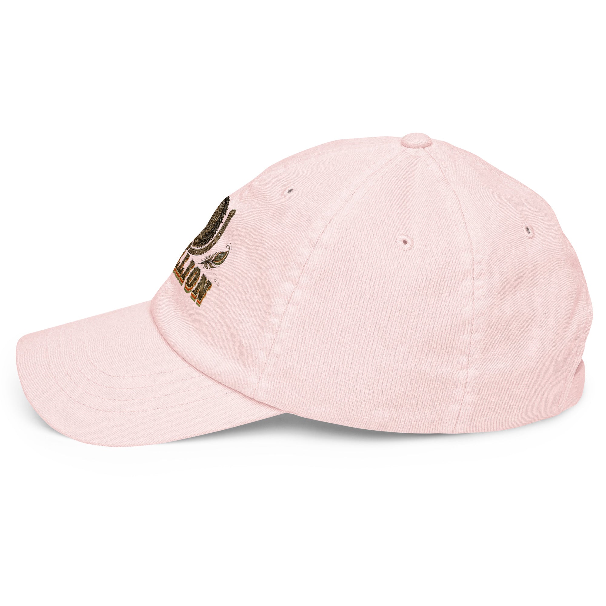 Horse Lovers Pastel Baseball Hat Stallion – Ornate Horseshoe & Majestic Equine Embroidered Cap by printfluence.net