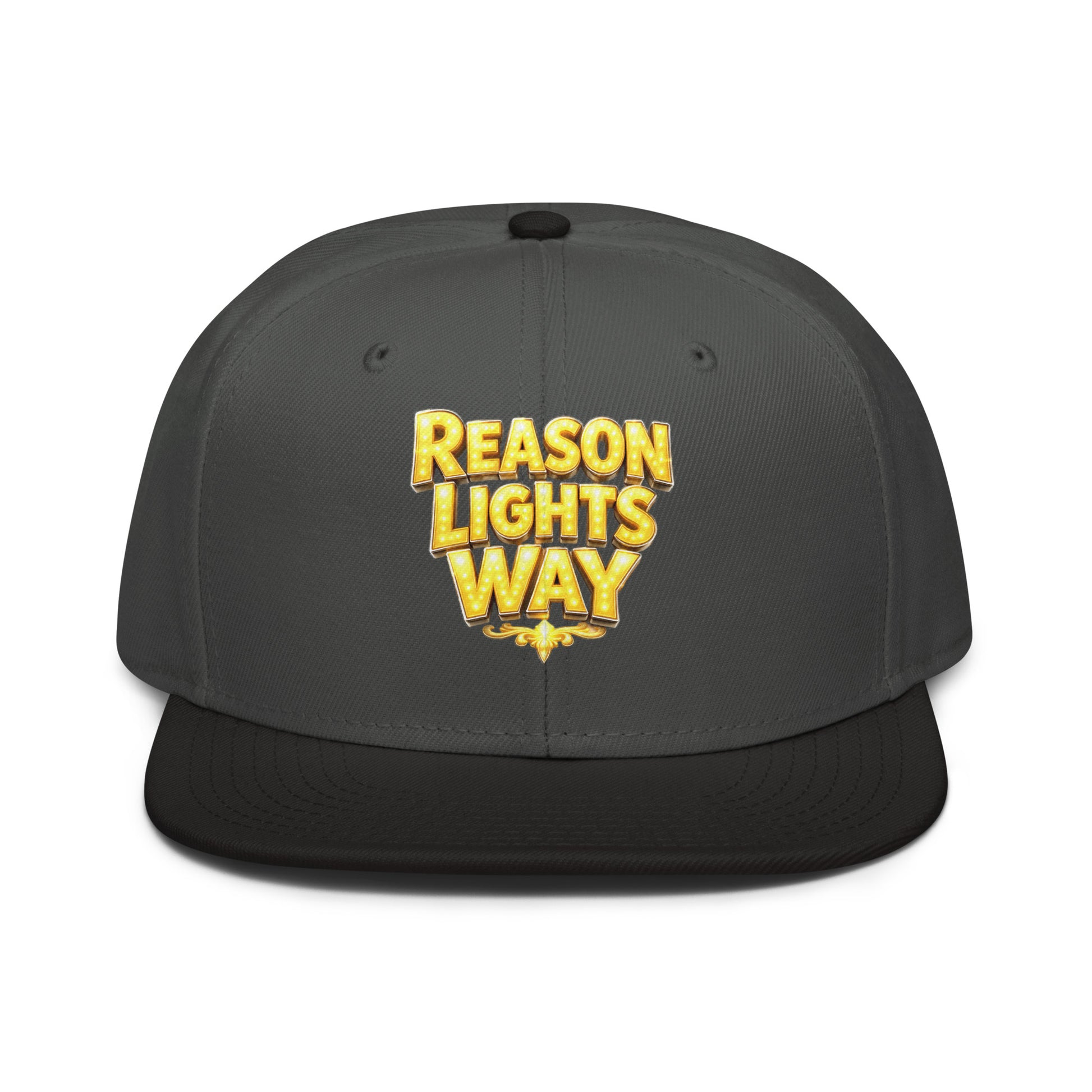 Snapback Hat - Reason Lights Way Snapback Hat – Inspirational Streetwear Cap by printfluence.net