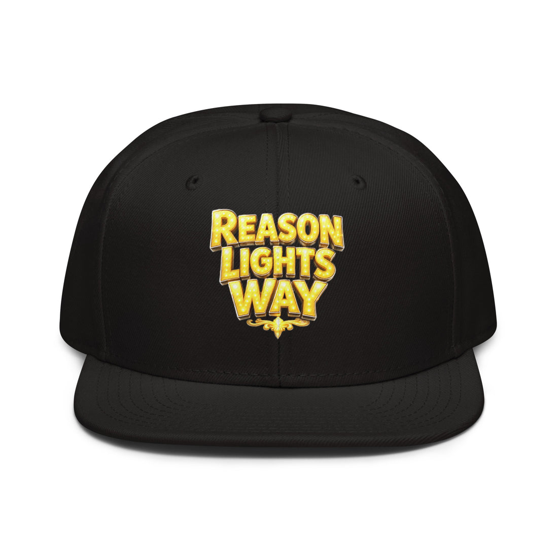 Snapback Hat - Reason Lights Way Snapback Hat – Inspirational Streetwear Cap by printfluence.net