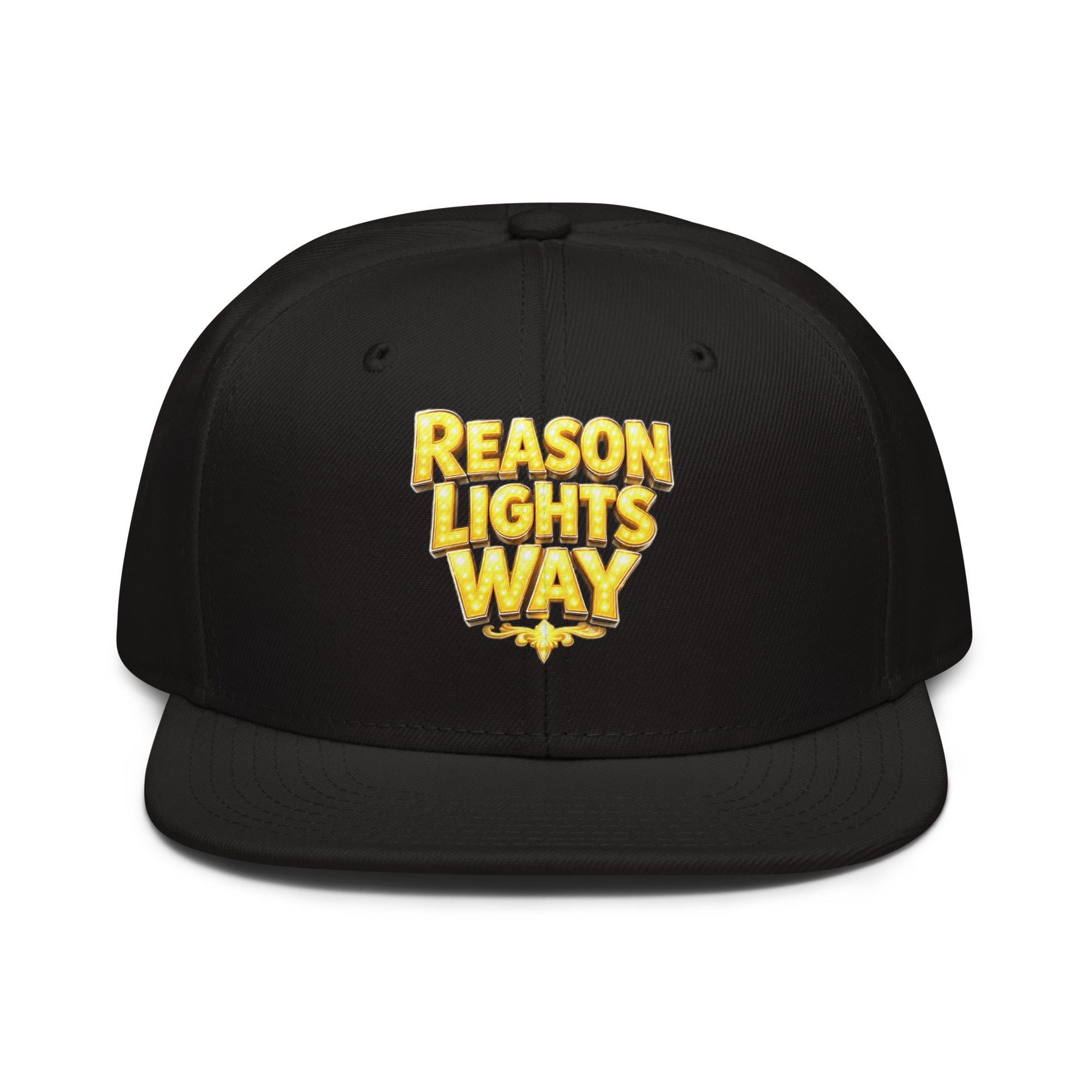 Snapback Hat - Reason Lights Way Snapback Hat – Inspirational Streetwear Cap by printfluence.net