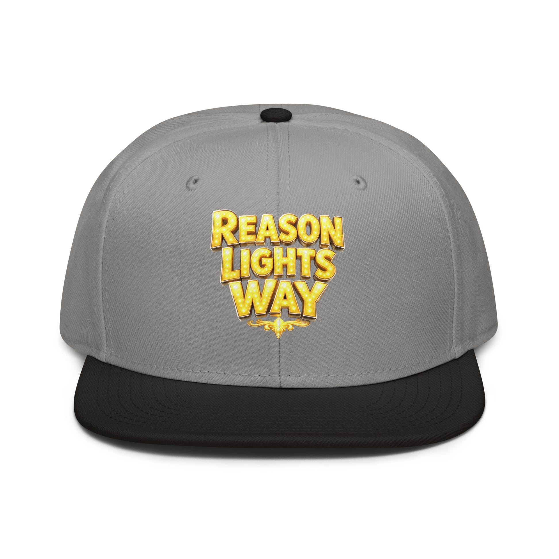 Snapback Hat - Reason Lights Way Snapback Hat – Inspirational Streetwear Cap by printfluence.net