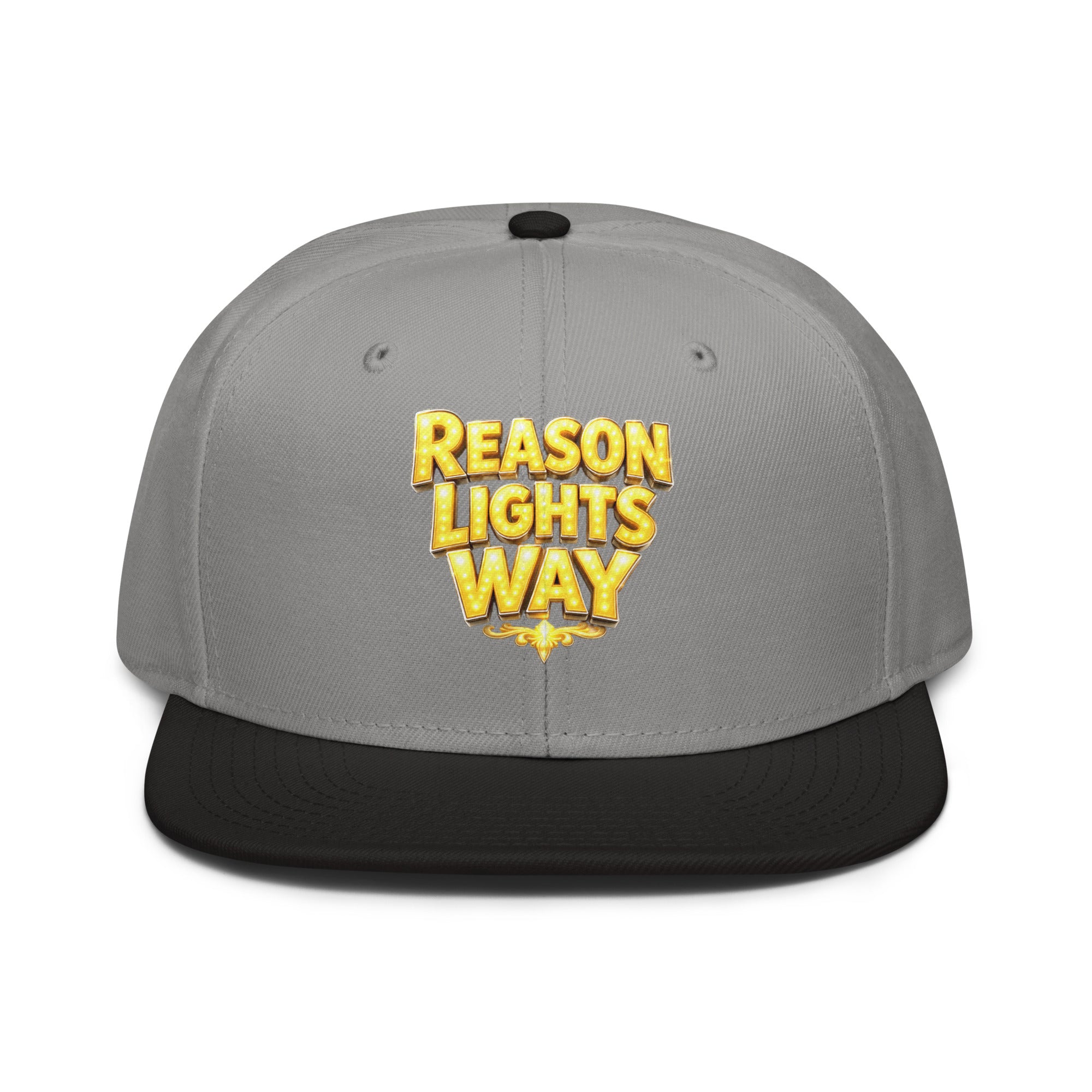 Snapback Hat - Reason Lights Way Snapback Hat – Inspirational Streetwear Cap by printfluence.net