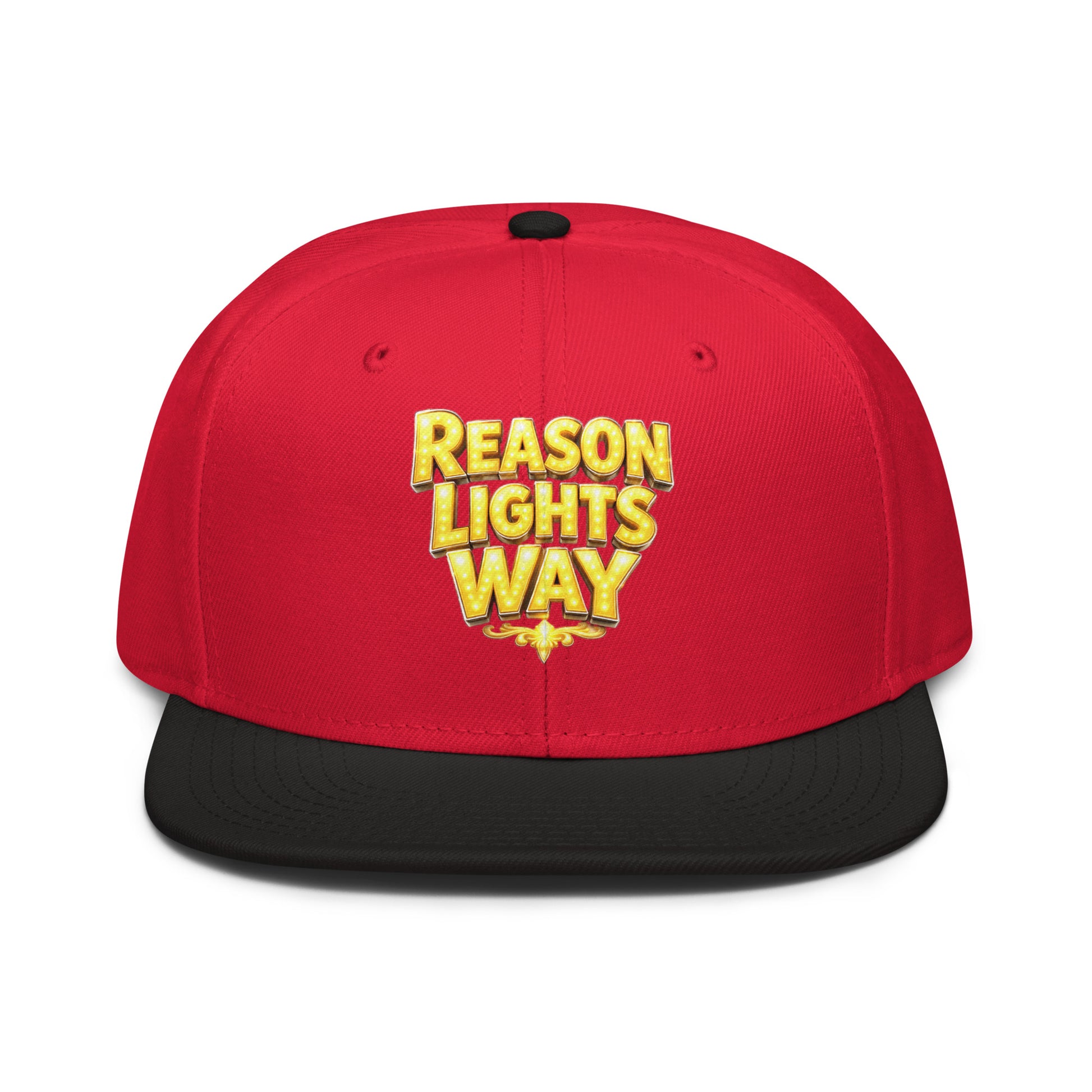 Snapback Hat - Reason Lights Way Snapback Hat – Inspirational Streetwear Cap by printfluence.net