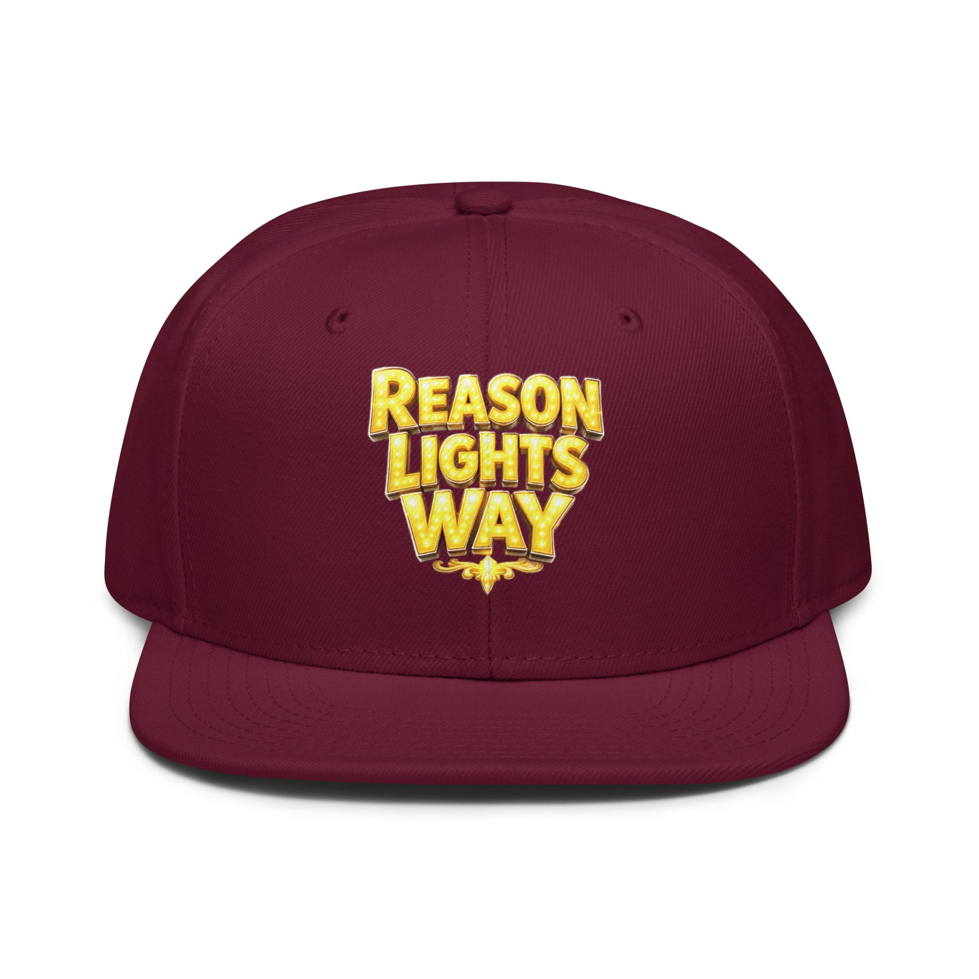 Snapback Hat - Reason Lights Way Snapback Hat – Inspirational Streetwear Cap by printfluence.net