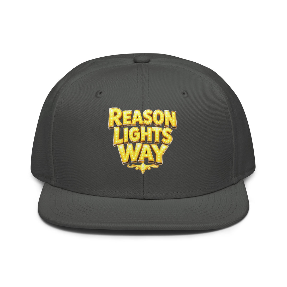 Snapback Hat - Reason Lights Way Snapback Hat – Inspirational Streetwear Cap by printfluence.net