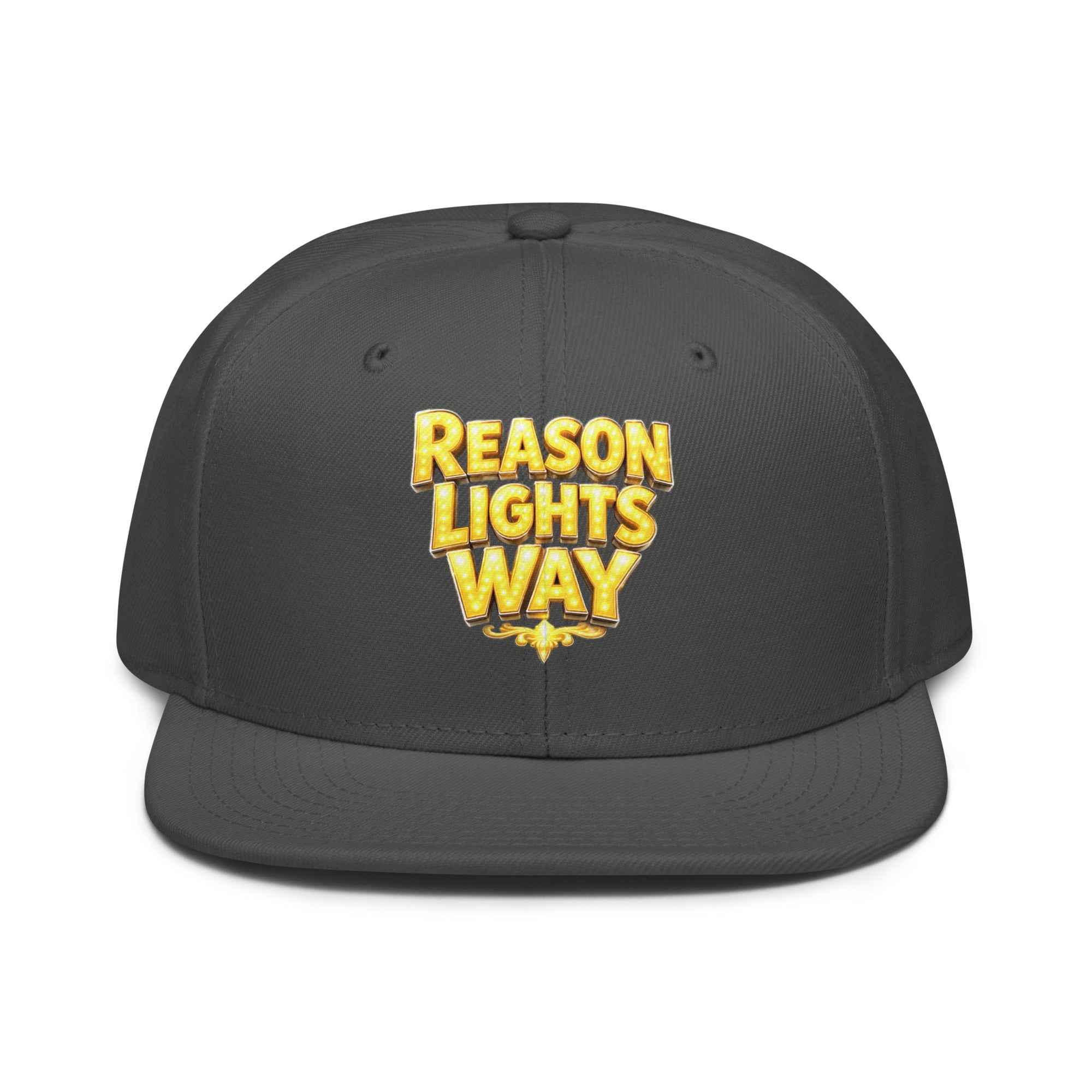 Snapback Hat - Reason Lights Way Snapback Hat – Inspirational Streetwear Cap by printfluence.net