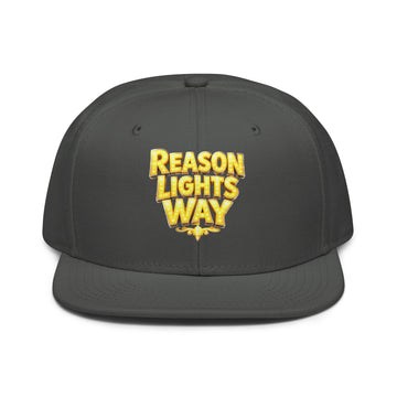 Snapback Hat - Reason Lights Way Snapback Hat – Inspirational Streetwear Cap by printfluence.net