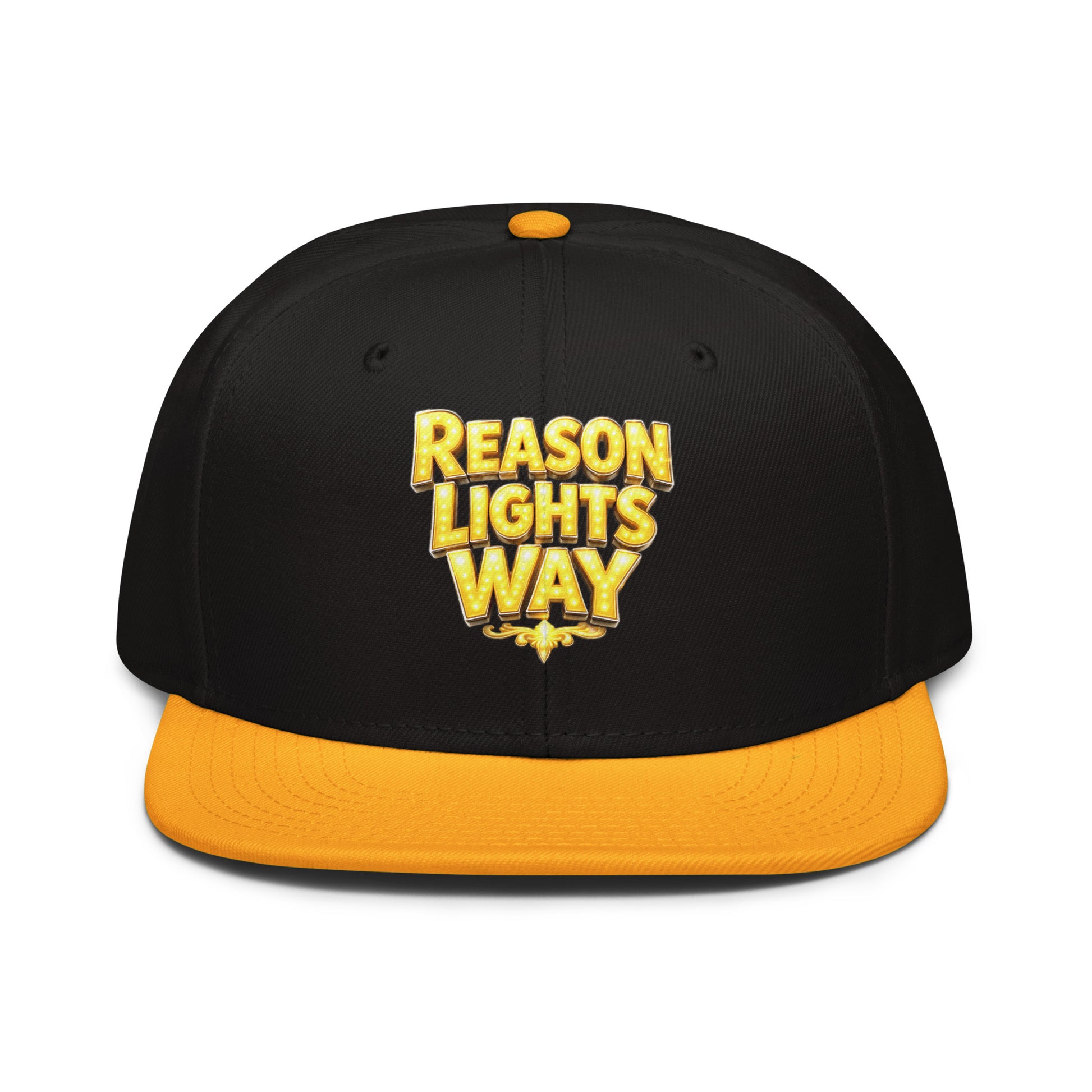 Snapback Hat - Reason Lights Way Snapback Hat – Inspirational Streetwear Cap by printfluence.net