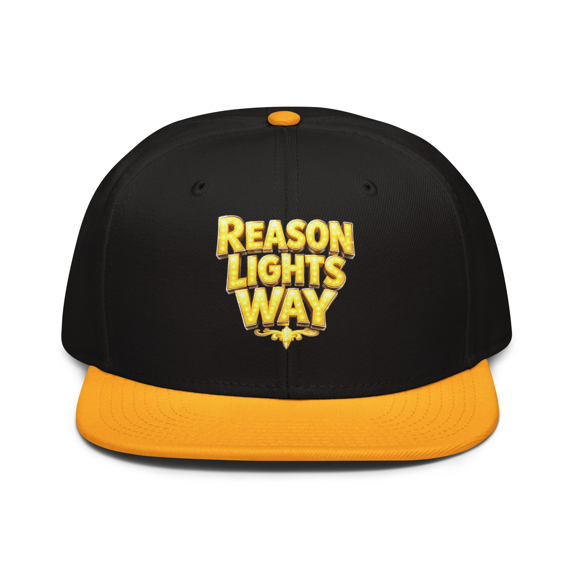 Snapback Hat - Reason Lights Way Snapback Hat – Inspirational Streetwear Cap by printfluence.net