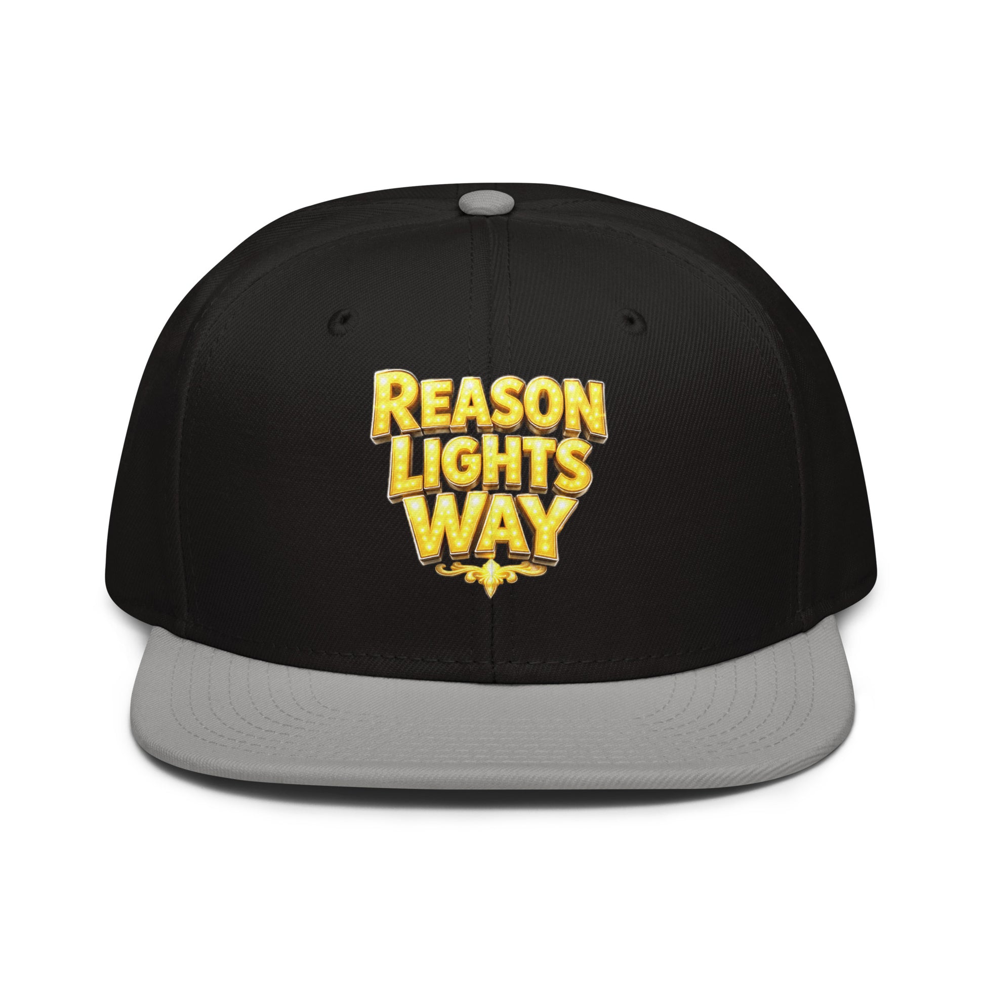 Snapback Hat - Reason Lights Way Snapback Hat – Inspirational Streetwear Cap by printfluence.net