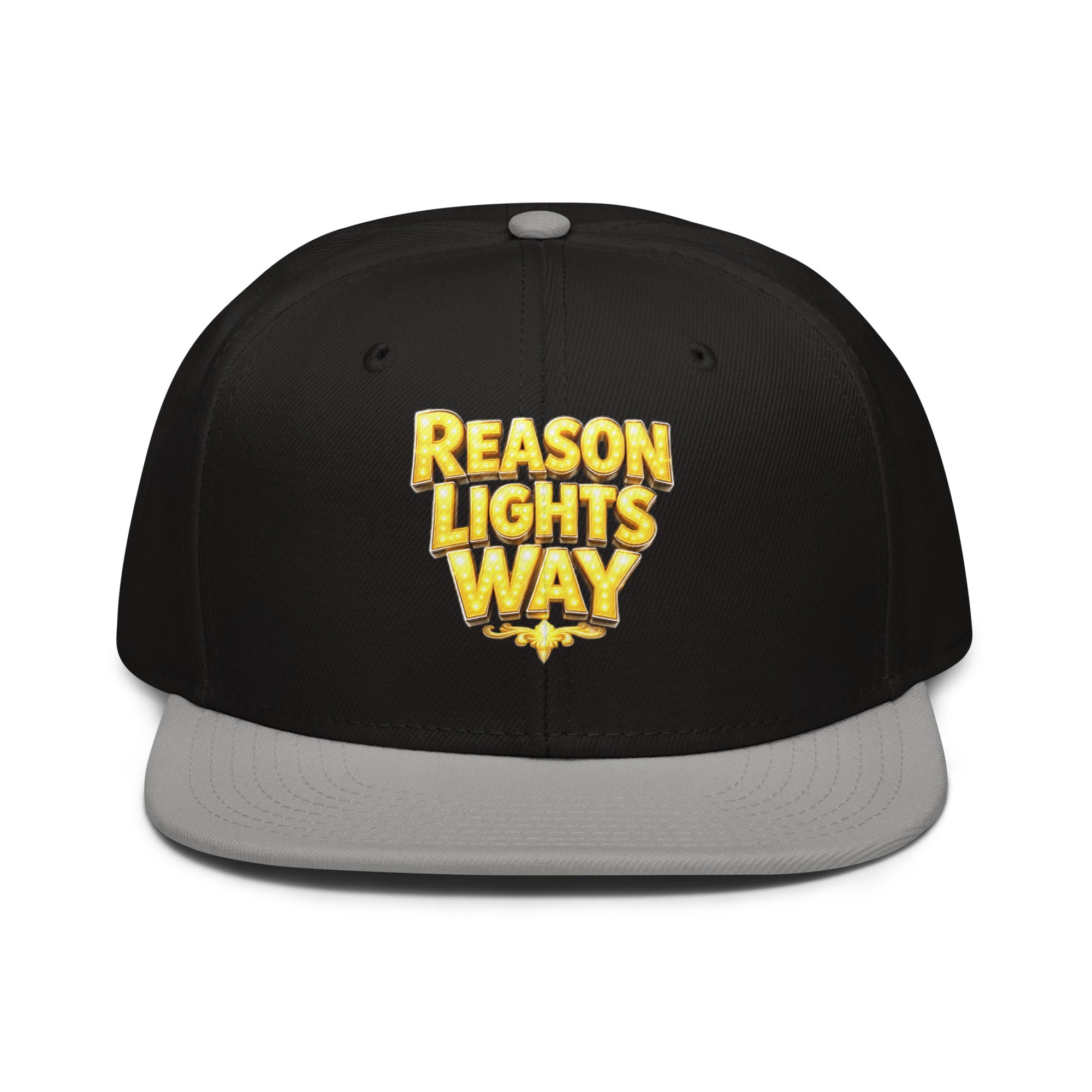 Snapback Hat - Reason Lights Way Snapback Hat – Inspirational Streetwear Cap by printfluence.net