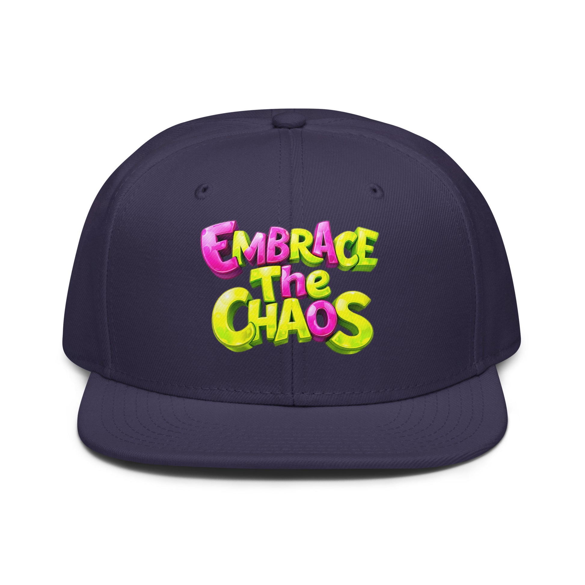 Snapback Hat - Embrace The Chaos Snapback Hat – Bold Streetwear Attitude Cap by printfluence.net