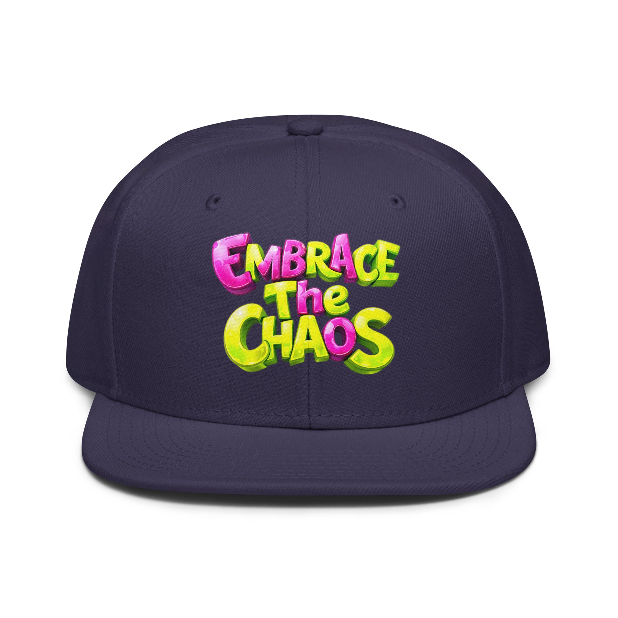 Snapback Hat - Embrace The Chaos Snapback Hat – Bold Streetwear Attitude Cap by printfluence.net