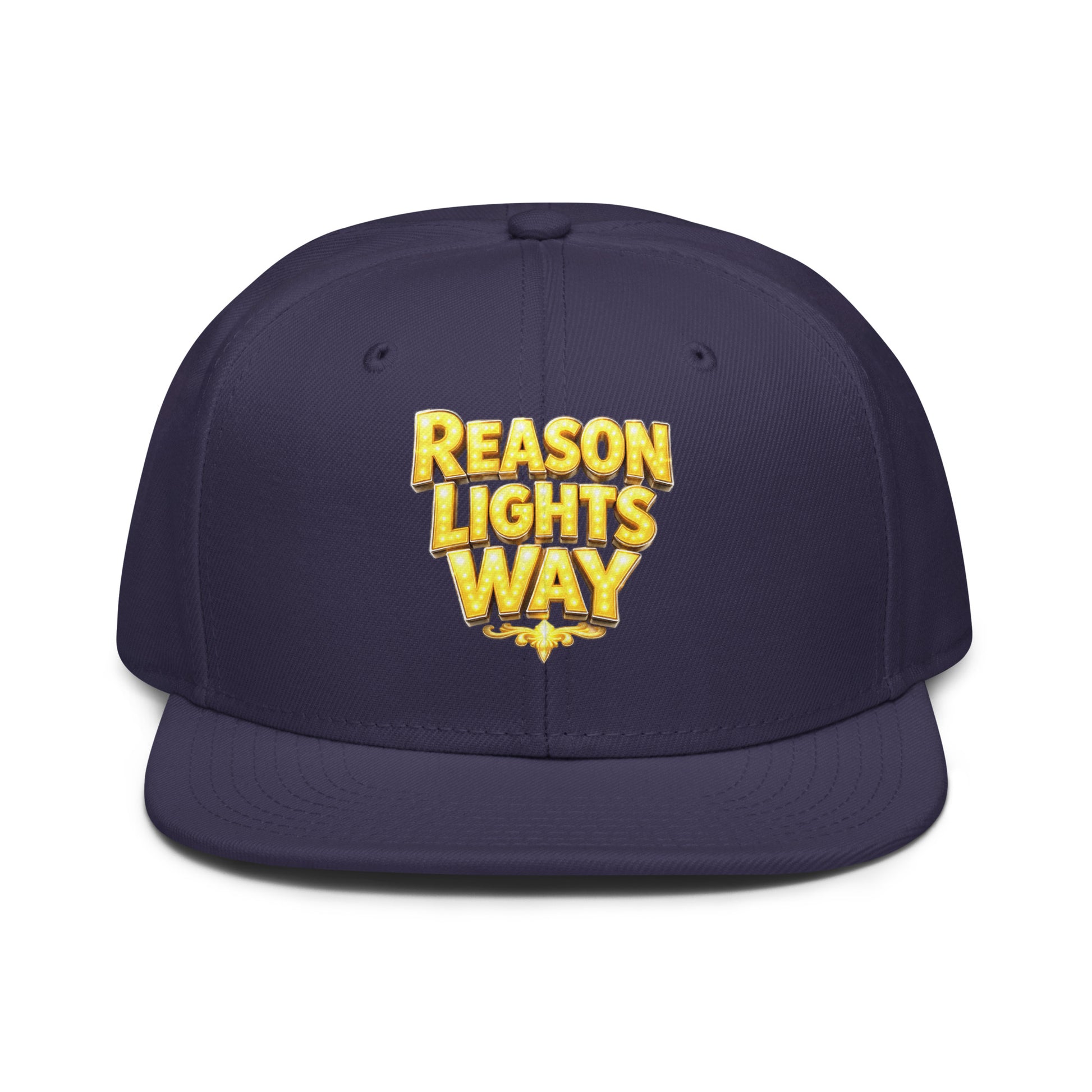 Snapback Hat - Reason Lights Way Snapback Hat – Inspirational Streetwear Cap by printfluence.net