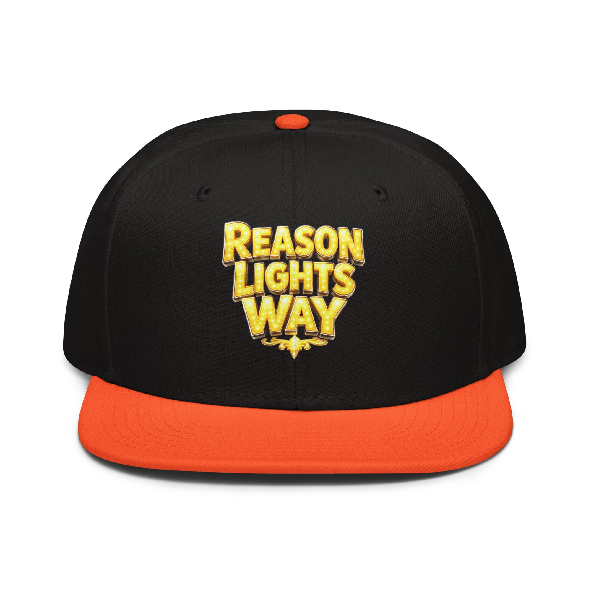 Snapback Hat - Reason Lights Way Snapback Hat – Inspirational Streetwear Cap by printfluence.net
