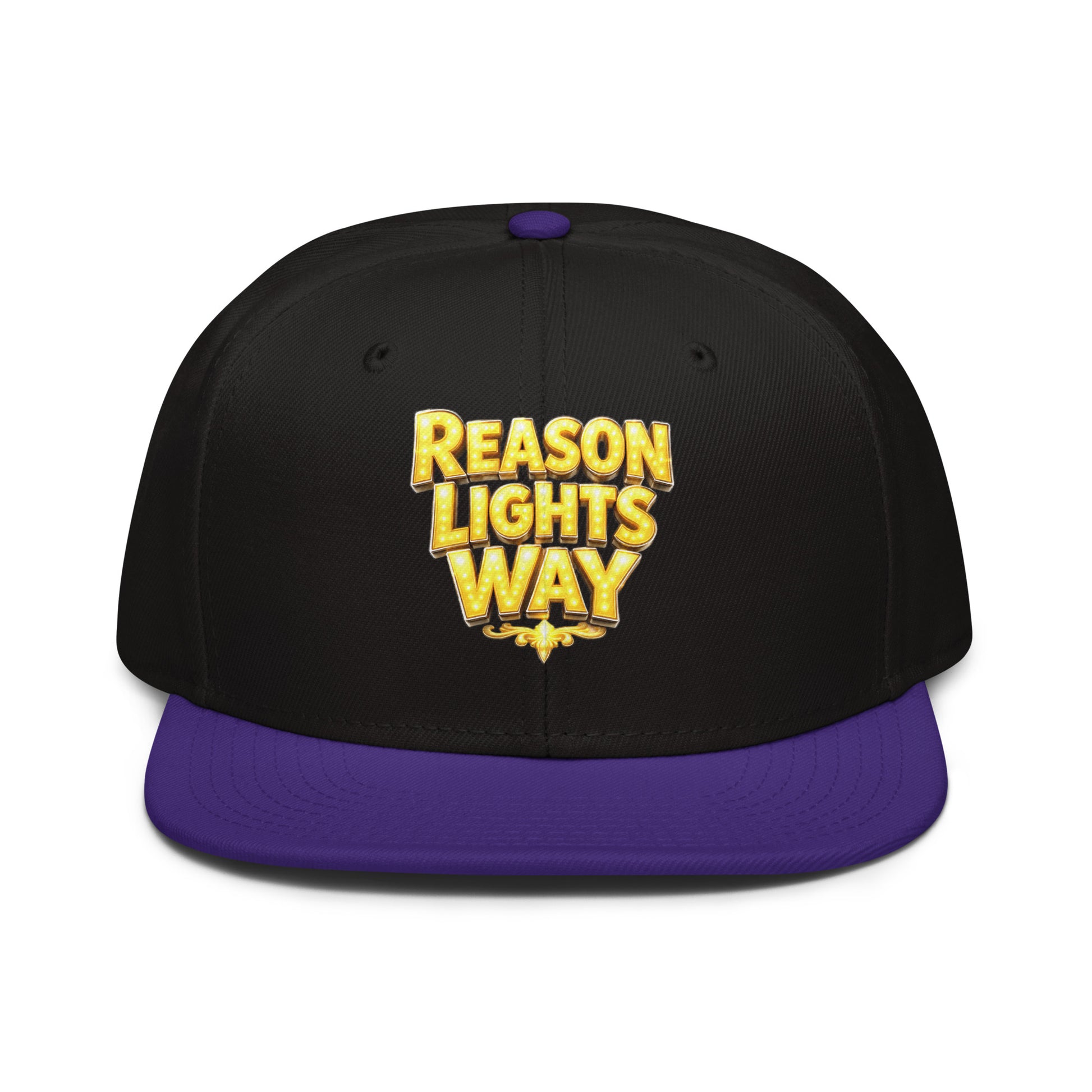 Snapback Hat - Reason Lights Way Snapback Hat – Inspirational Streetwear Cap by printfluence.net