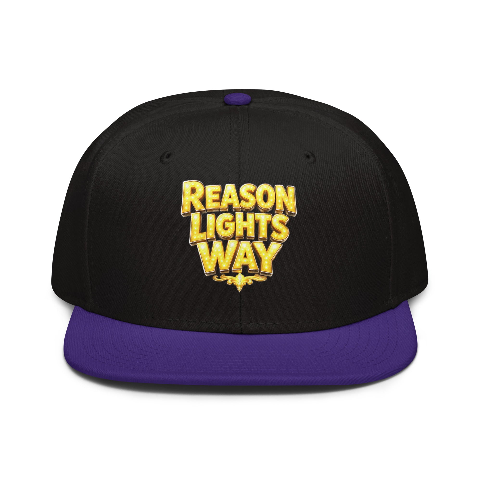 Snapback Hat - Reason Lights Way Snapback Hat – Inspirational Streetwear Cap by printfluence.net