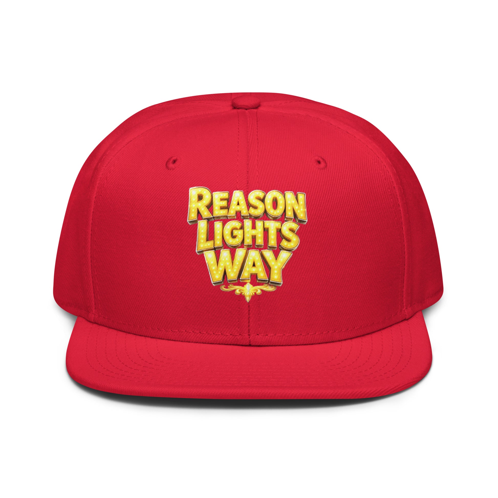 Snapback Hat - Reason Lights Way Snapback Hat – Inspirational Streetwear Cap by printfluence.net