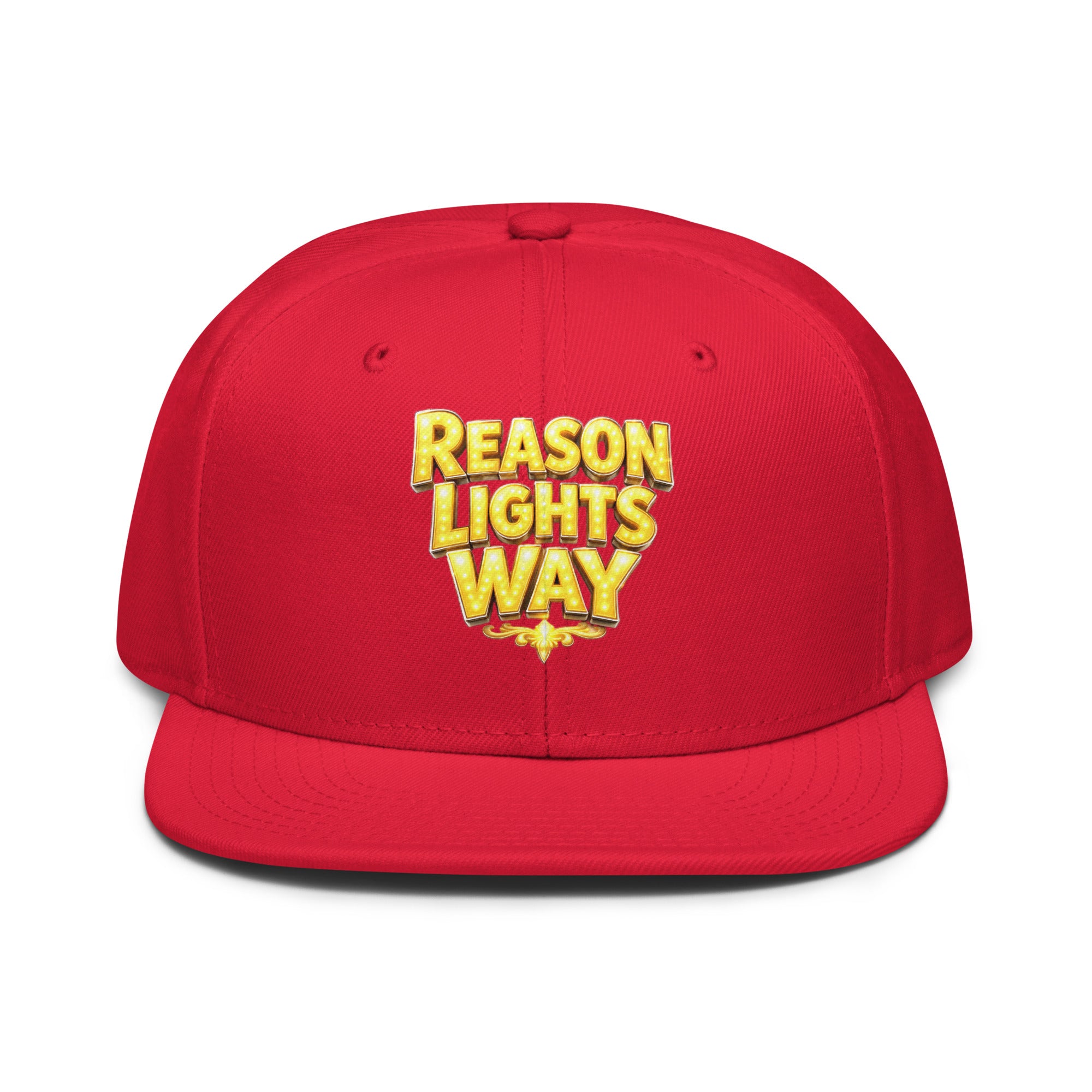 Snapback Hat - Reason Lights Way Snapback Hat – Inspirational Streetwear Cap by printfluence.net