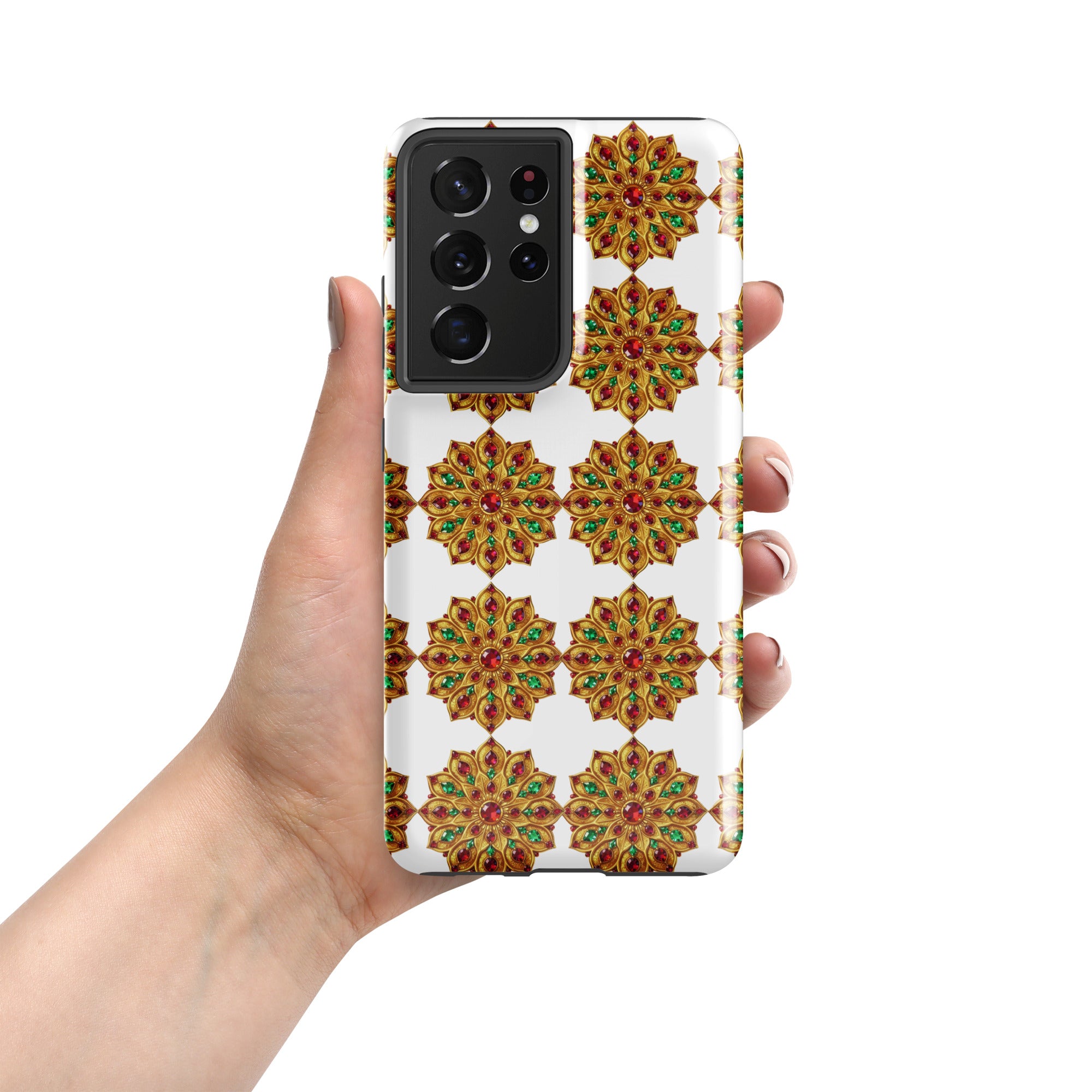 Tough case for Samsung® - Golden Swirl Ornate Tough Case – Elite Luxe Pattern for Samsung by printfluence.net
