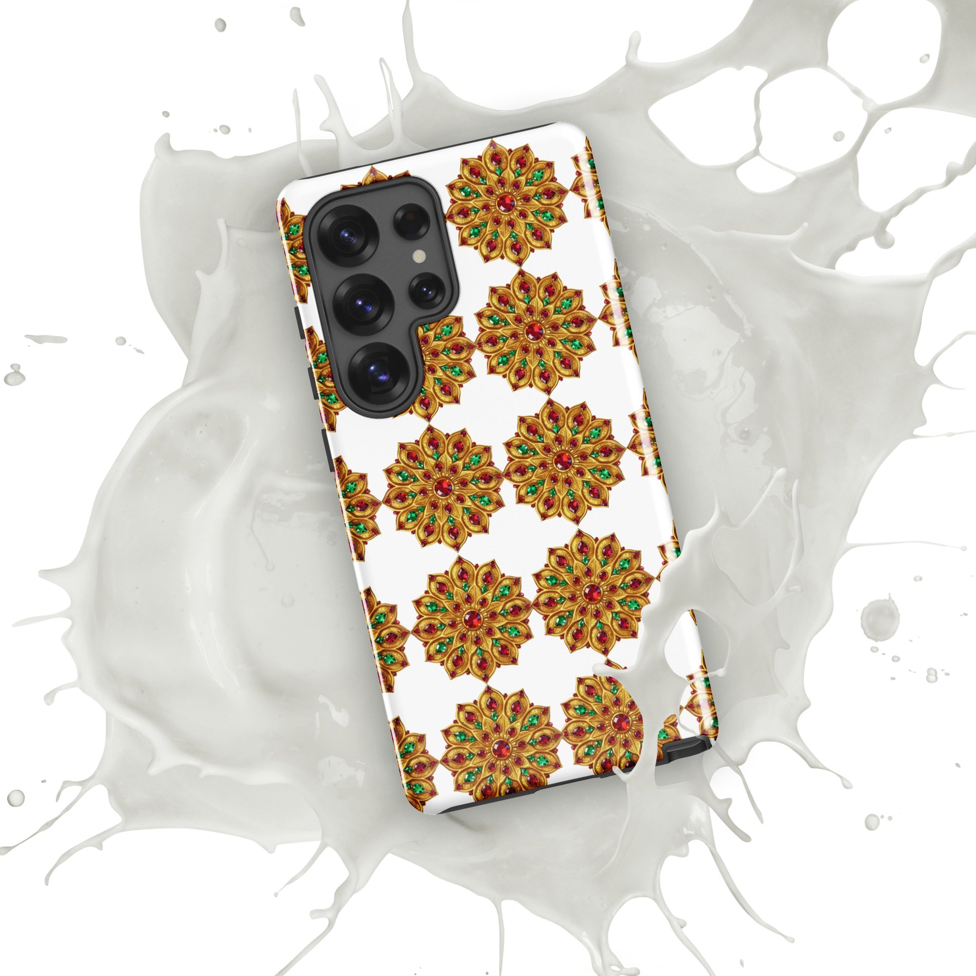 Tough case for Samsung® - Golden Swirl Ornate Tough Case – Elite Luxe Pattern for Samsung by printfluence.net