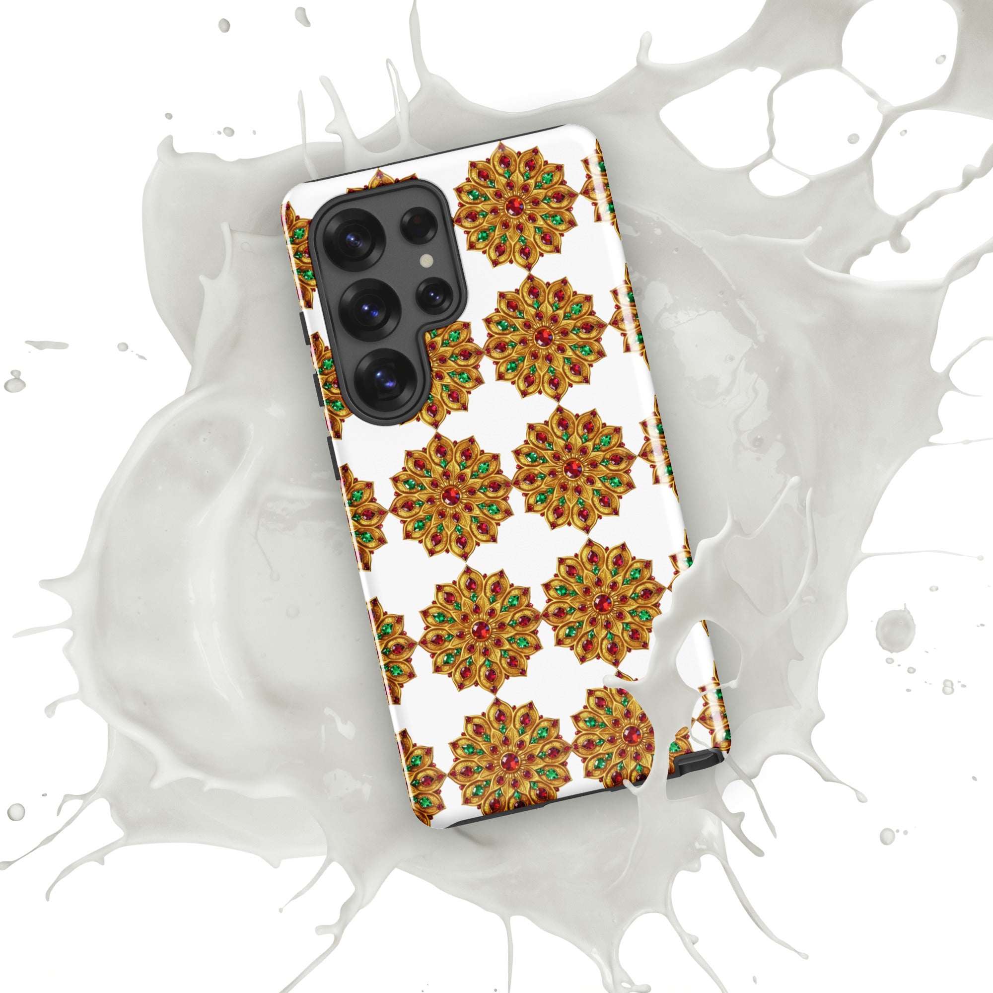 Tough case for Samsung® - Golden Swirl Ornate Tough Case – Elite Luxe Pattern for Samsung by printfluence.net
