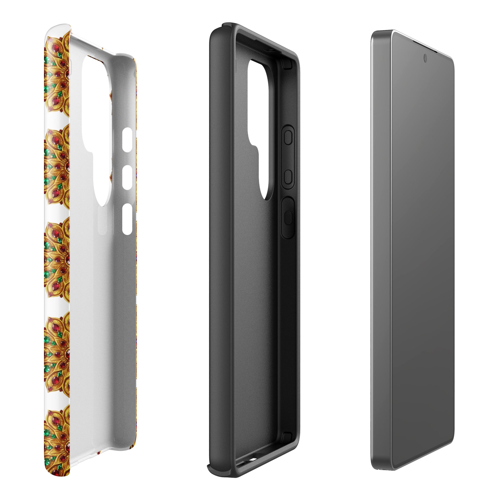 Tough case for Samsung® - Golden Swirl Ornate Tough Case – Elite Luxe Pattern for Samsung by printfluence.net