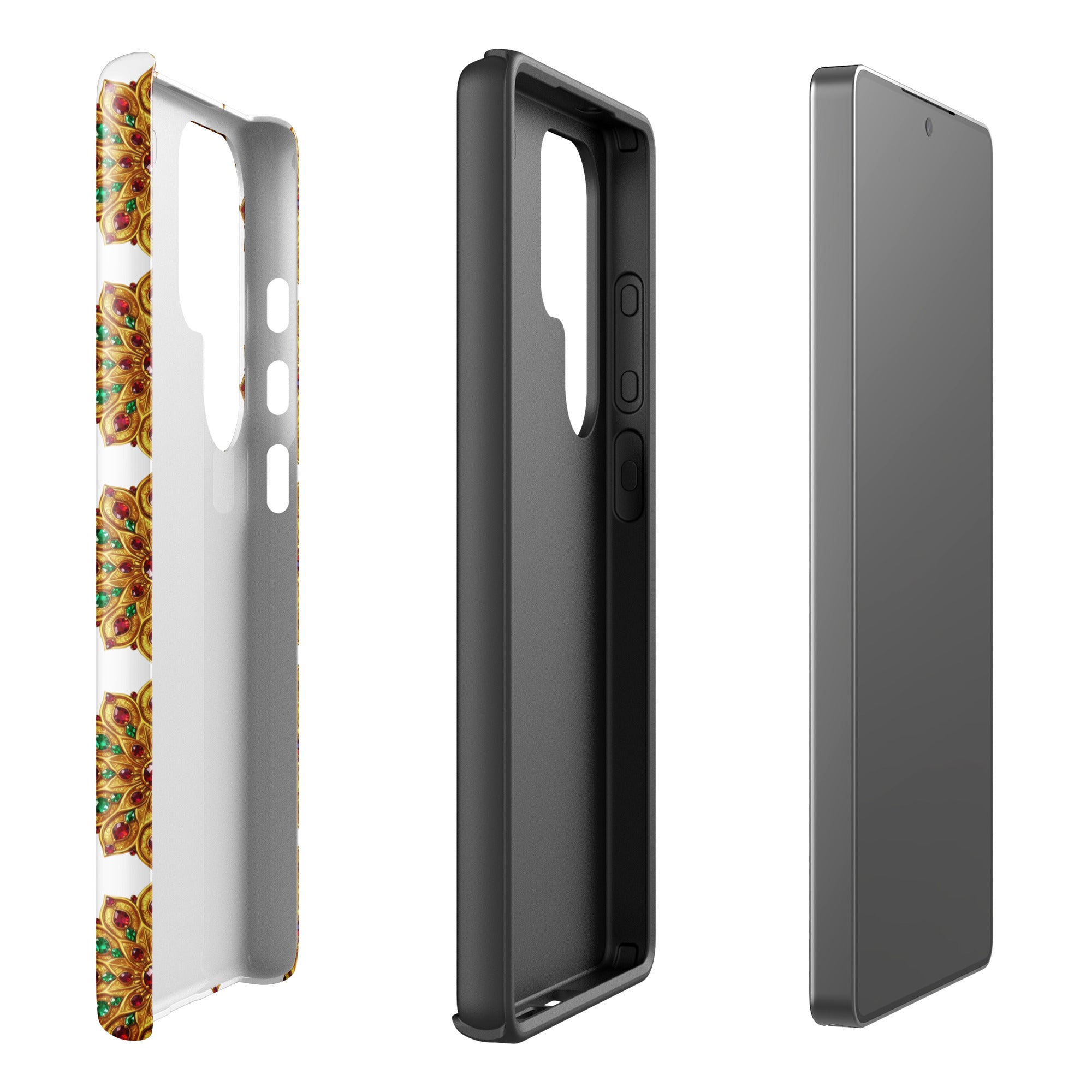 Tough case for Samsung® - Golden Swirl Ornate Tough Case – Elite Luxe Pattern for Samsung by printfluence.net