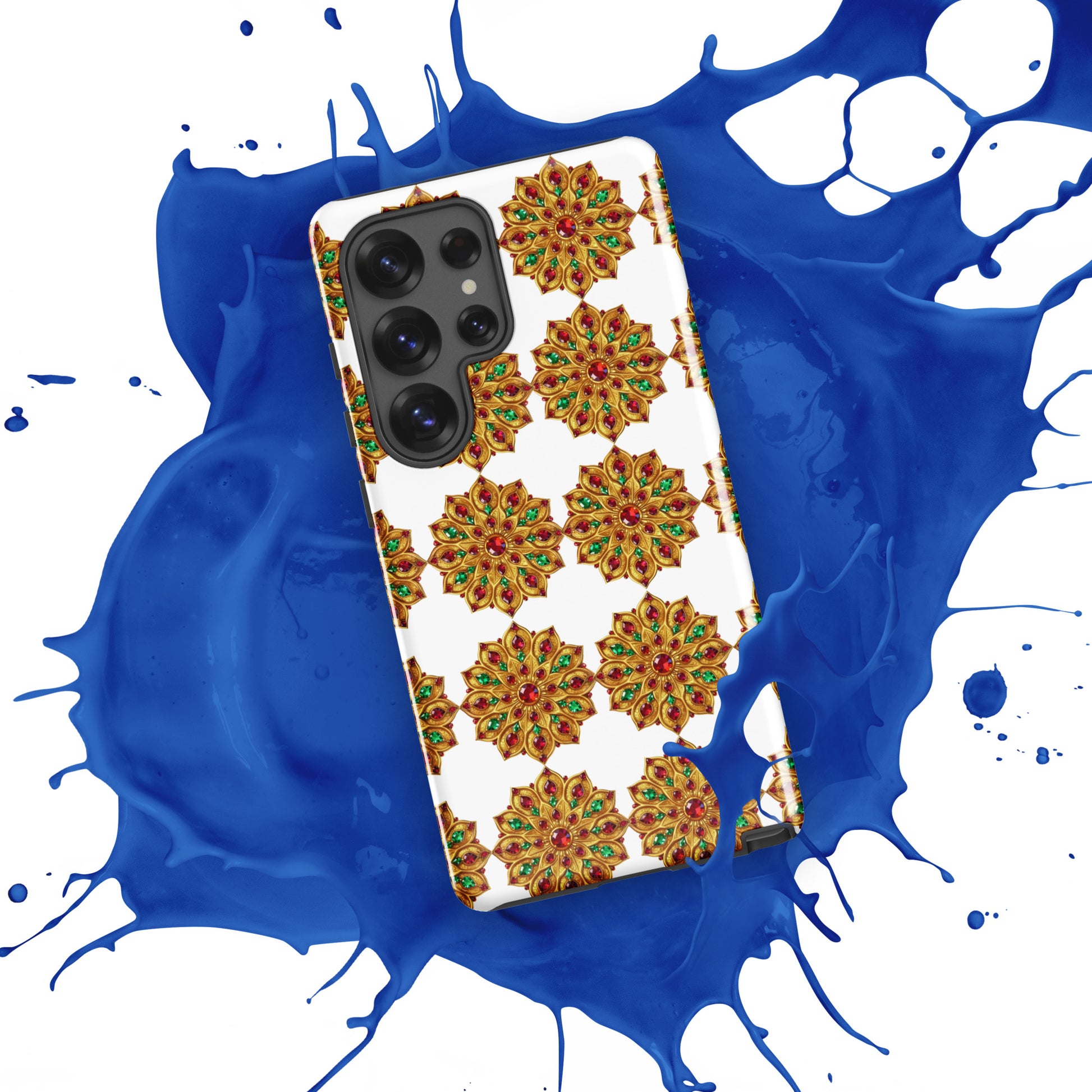 Tough case for Samsung® - Golden Swirl Ornate Tough Case – Elite Luxe Pattern for Samsung by printfluence.net