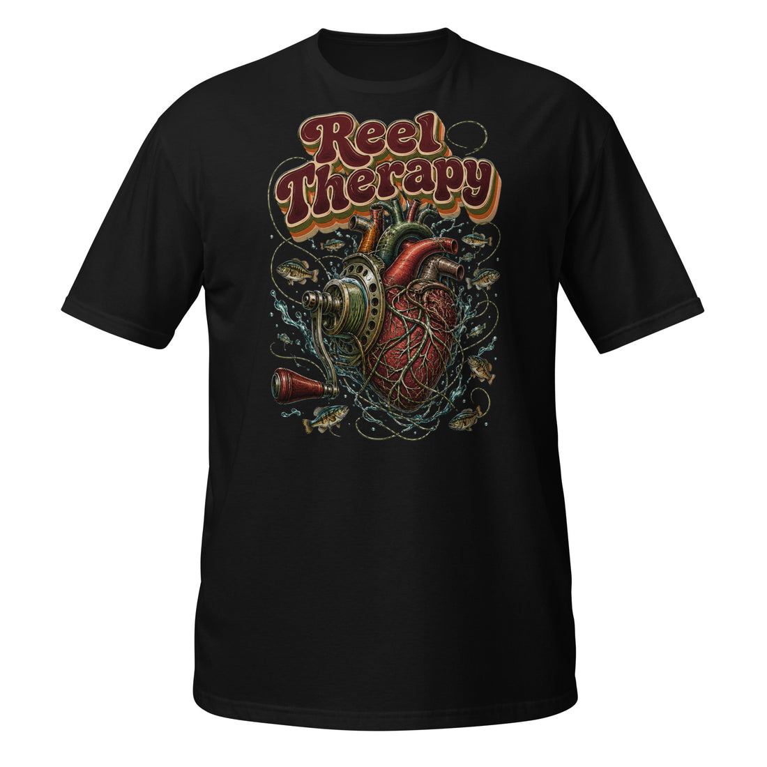 Fishing Lovers | Short-Sleeve Unisex T-Shirt — Reel Therapy by printfluence