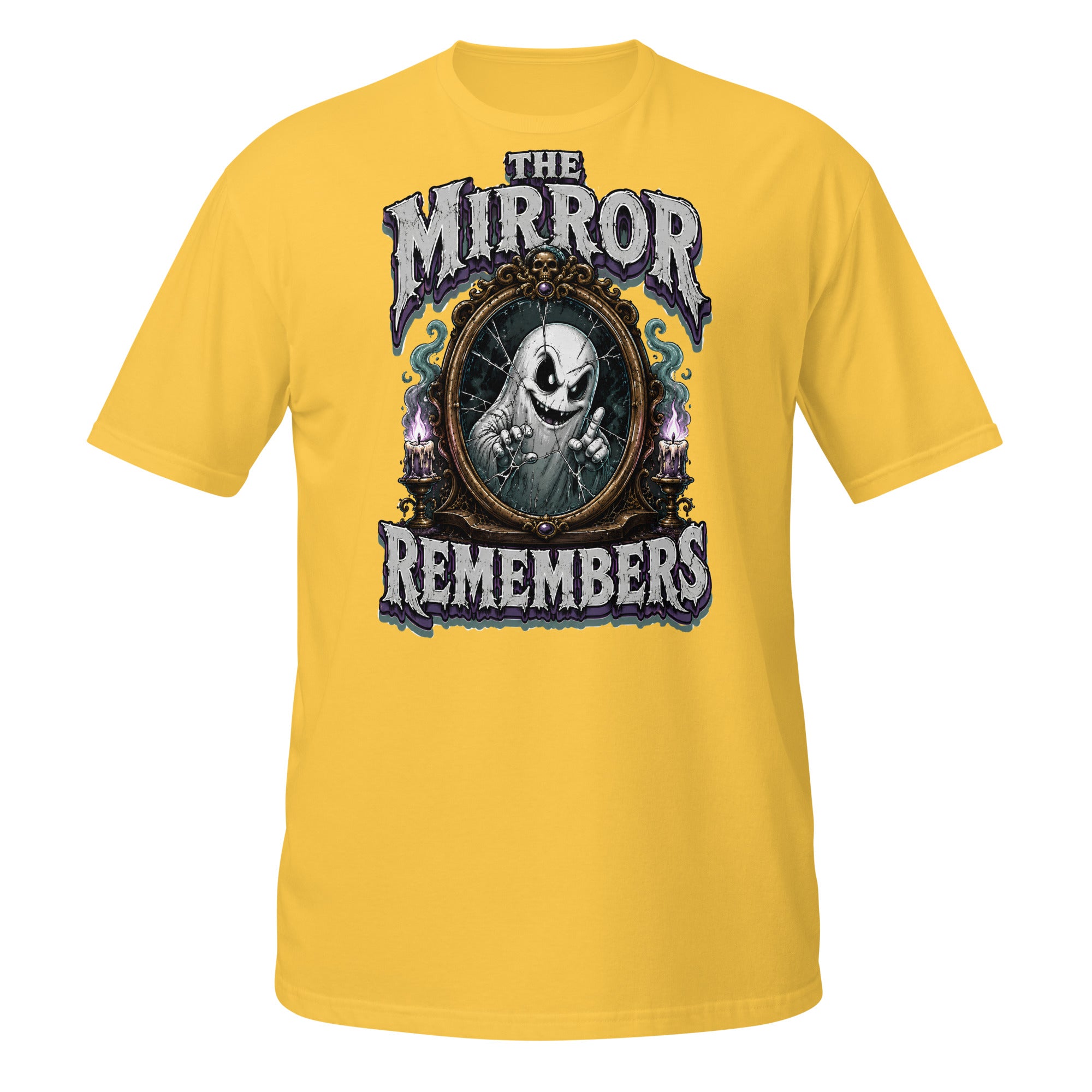 The Mirror Remembers T-Shirt - Gothic Horror & Mystery Tee by printfluence.net