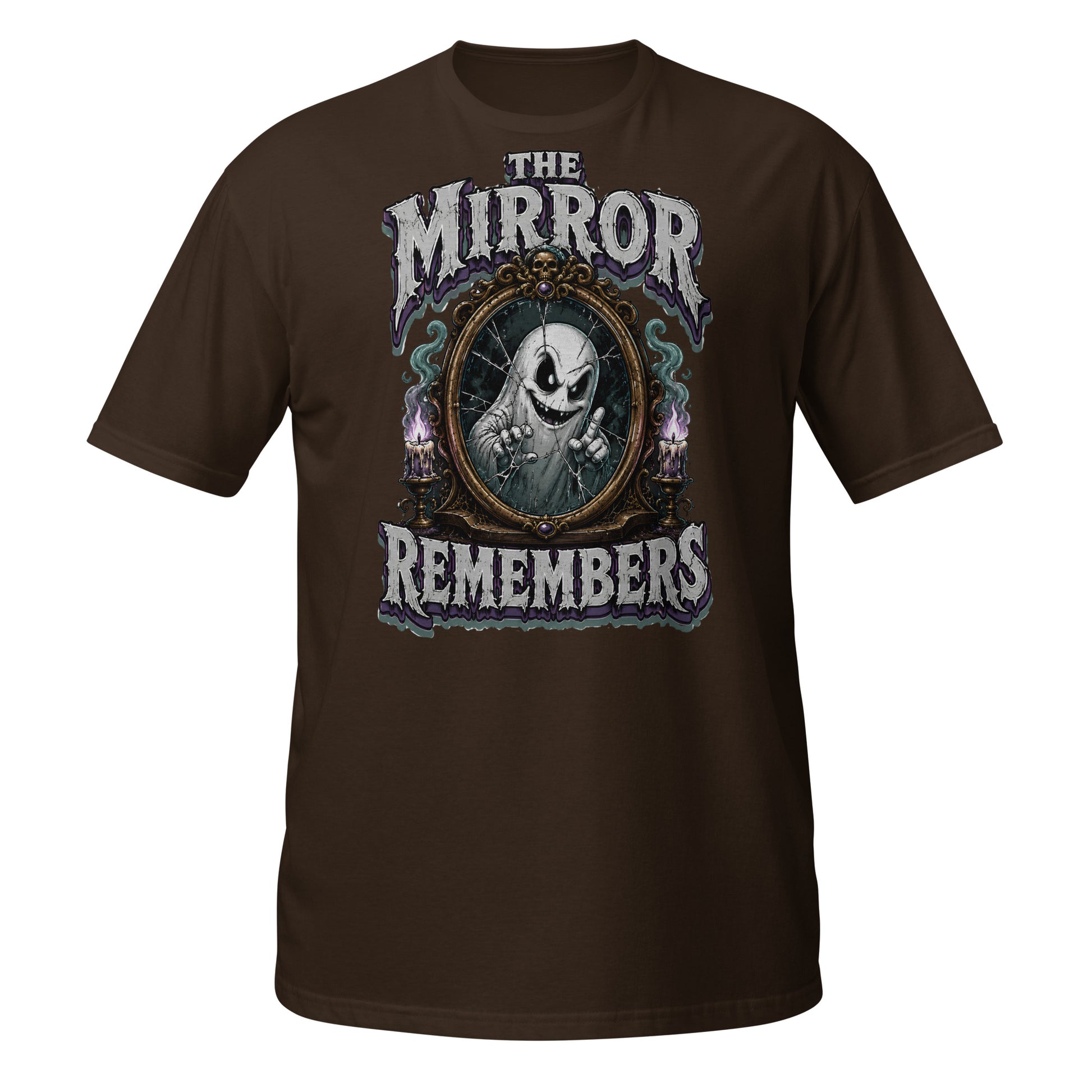 The Mirror Remembers T-Shirt - Gothic Horror & Mystery Tee by printfluence.net